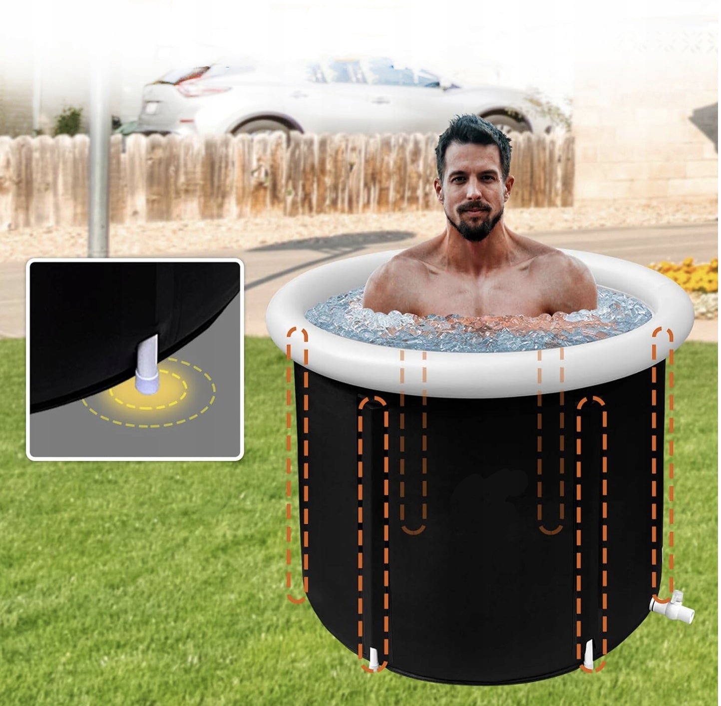 FOLDING BARREL FOR COLD BATH REGENERATION BATH 500L BALIA XL Packaging status original