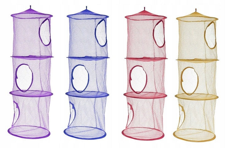 FOLDING BASKET hanging ORGANIZER FOR TOYS socks UNDERWEAR CONTAINER 80cm Manufacturer code POJEMNIK NA ZABAWKI SIATKA WISZĄCA KOSZ
