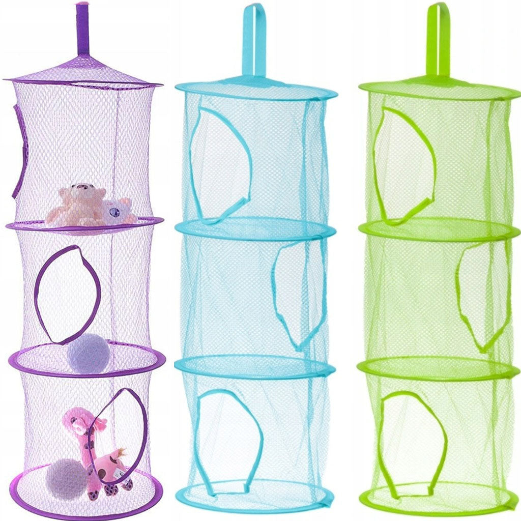 FOLDING BASKET hanging ORGANIZER FOR TOYS socks UNDERWEAR CONTAINER 80cm