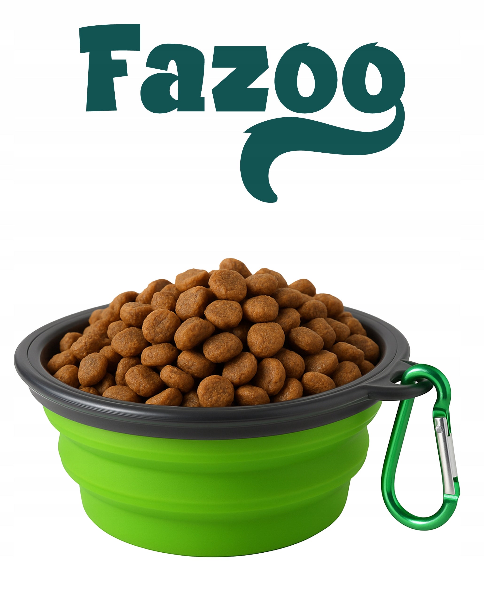 FOLDING BOWL FOR DOG CAT Travel for Water Food Fazoo 350ml Brand Fazoo