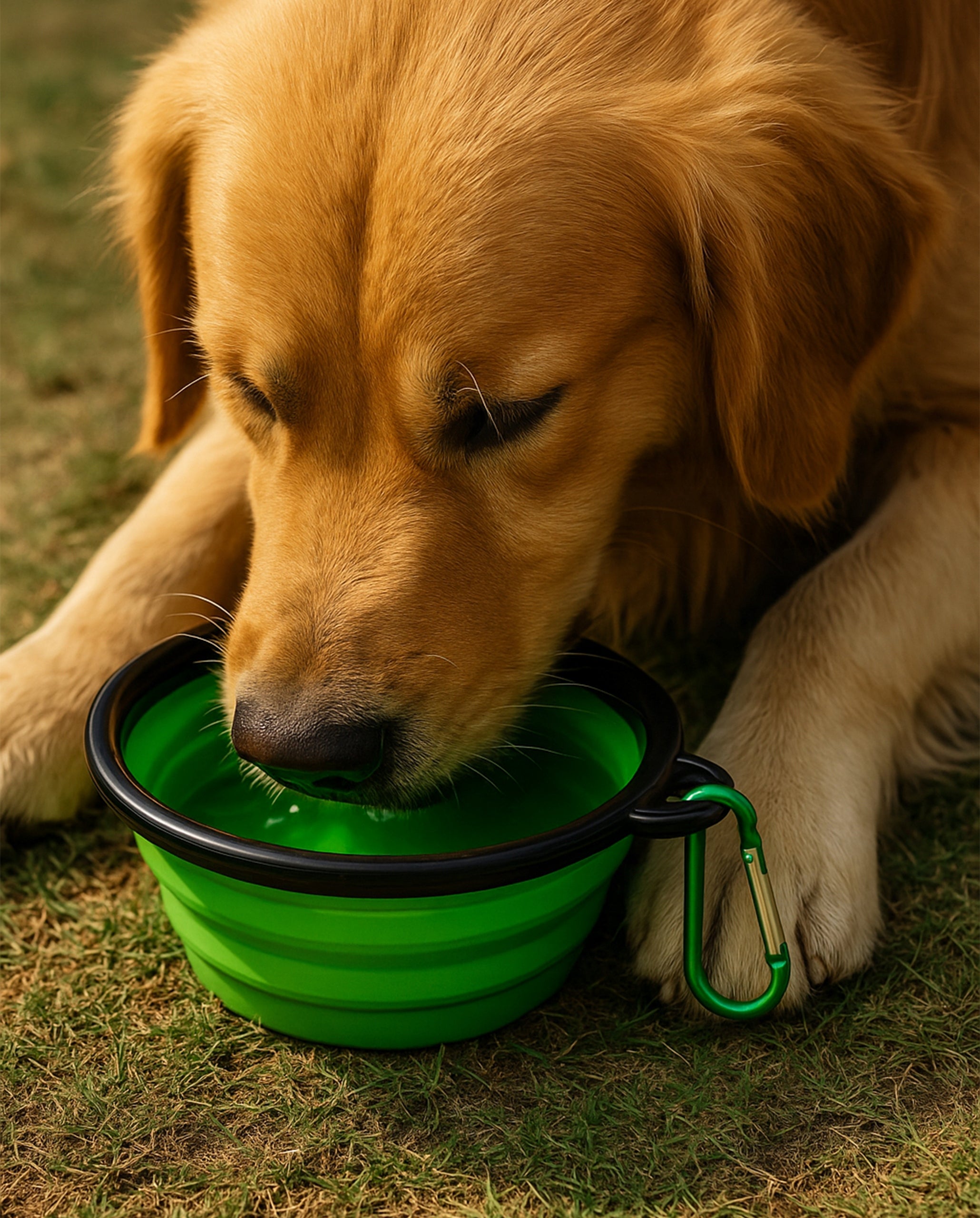 FOLDING BOWL FOR DOG CAT Travel for Water Food Fazoo 350ml Capacity 0.35 l