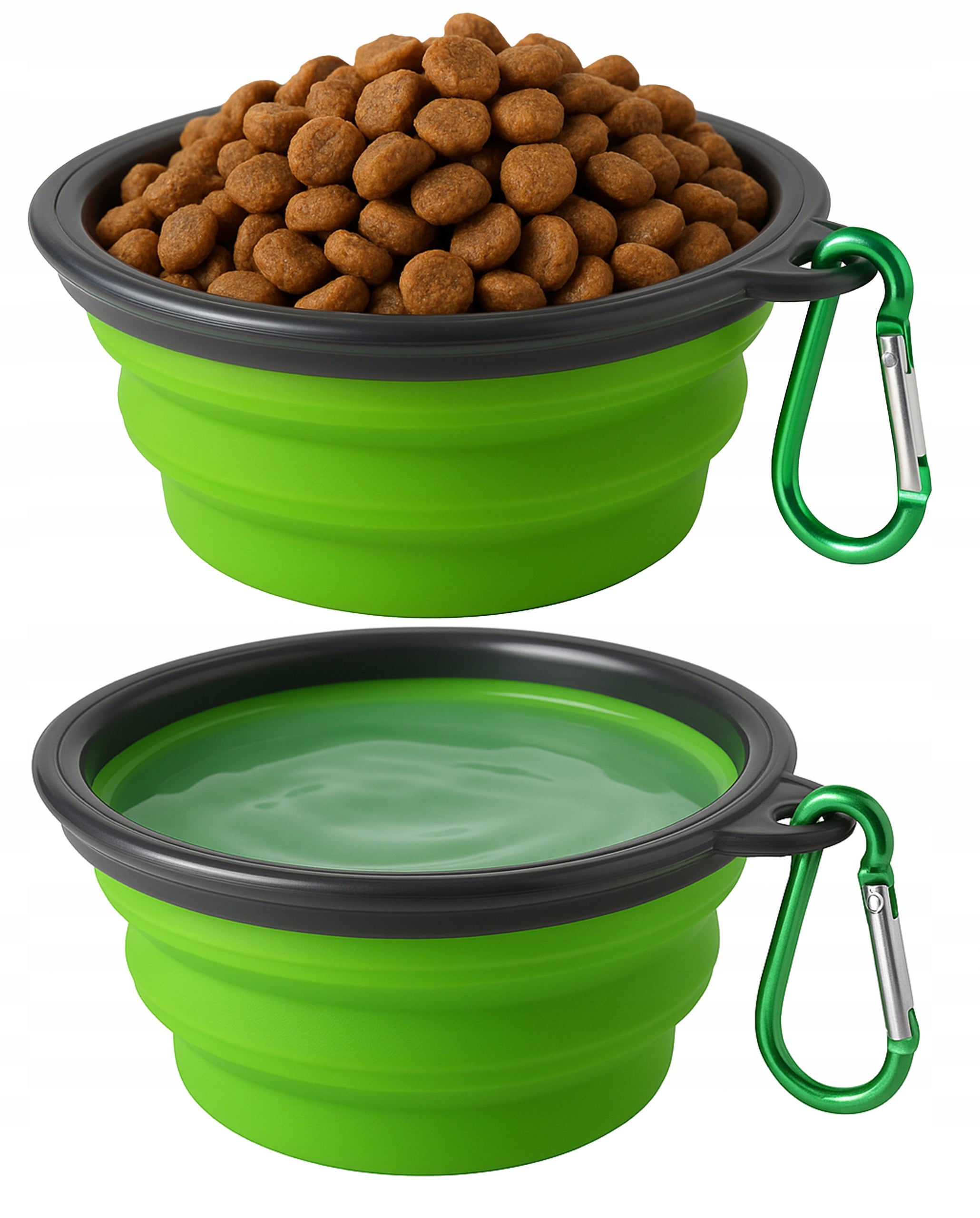 FOLDING BOWL FOR DOG CAT Travel for Water Food Fazoo 350ml Packaging status original