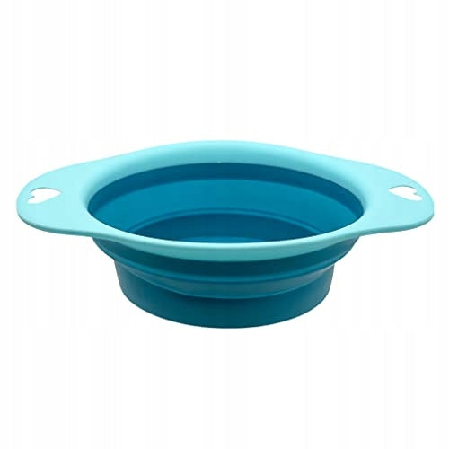 FOLDING BOWL FOR DOG CATS ANIMALS SILICONE 700ML TRAVEL silicone Brand no brand