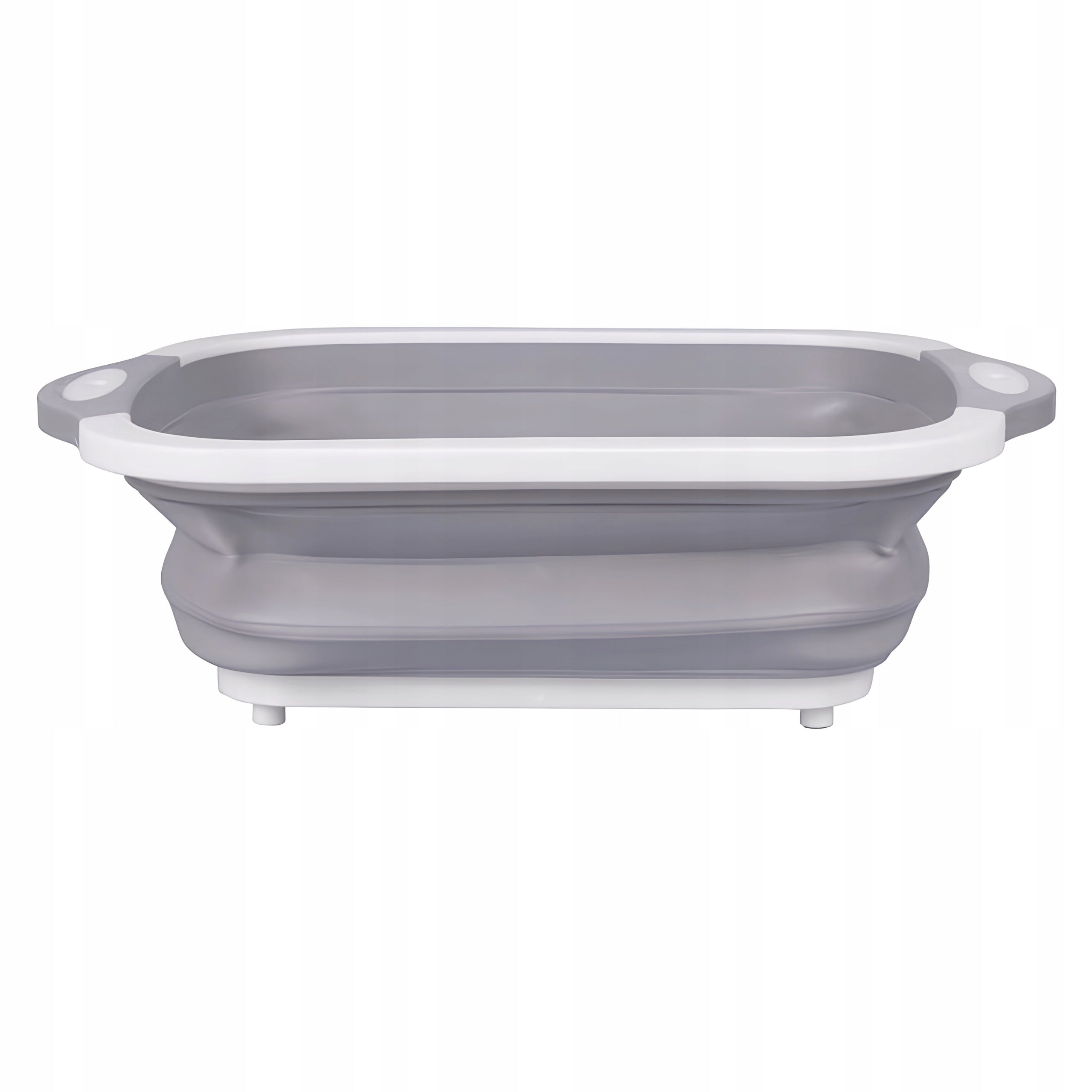 FOLDING BOWL WITH DRAIN TOURIST SILICONE CAMPING SINK 38,7 cm Manufacturer code O1496