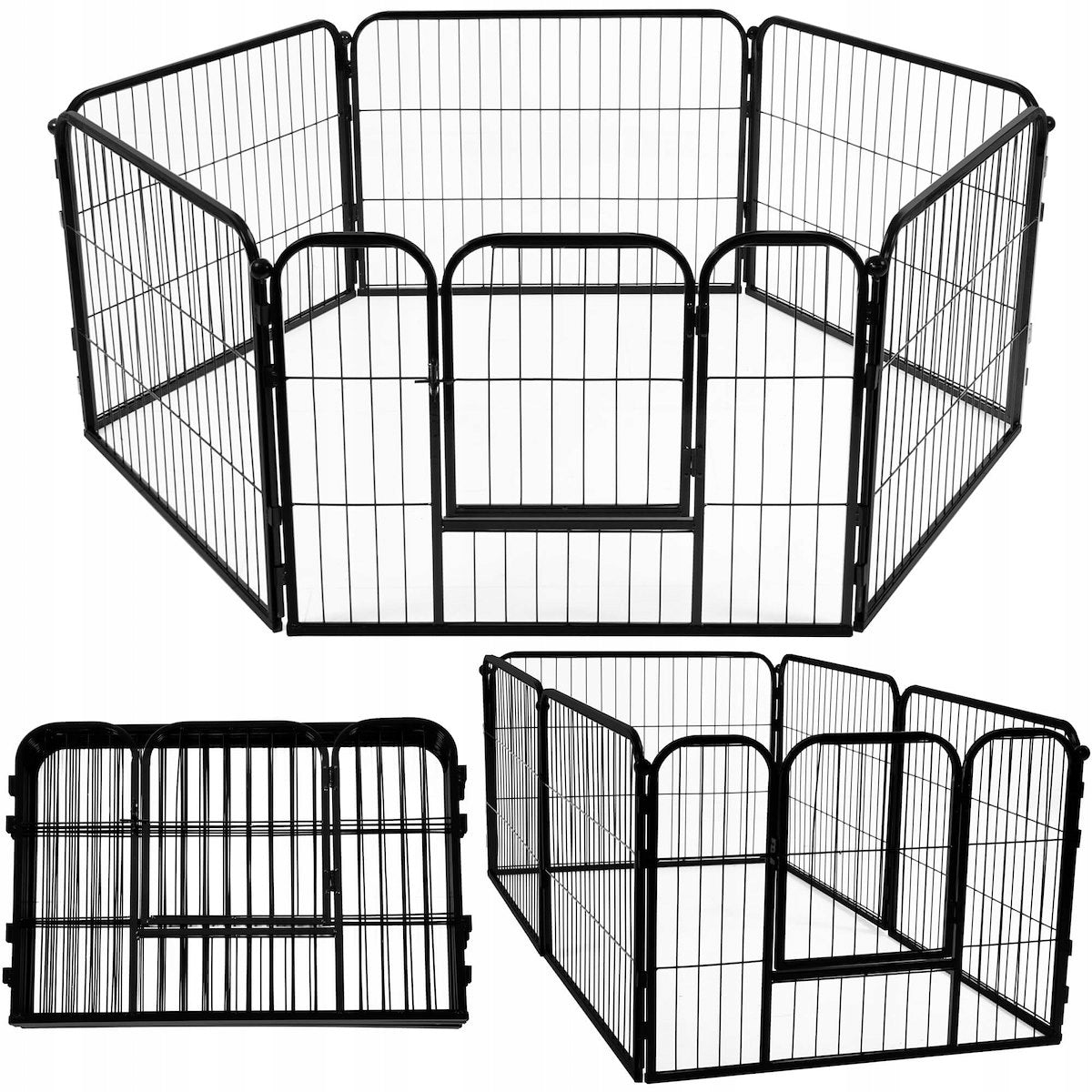 FOLDING CAGE METAL LARGE FOR CAT DOG PLAYPEN STRONG CATWALK FOR DOGS XL