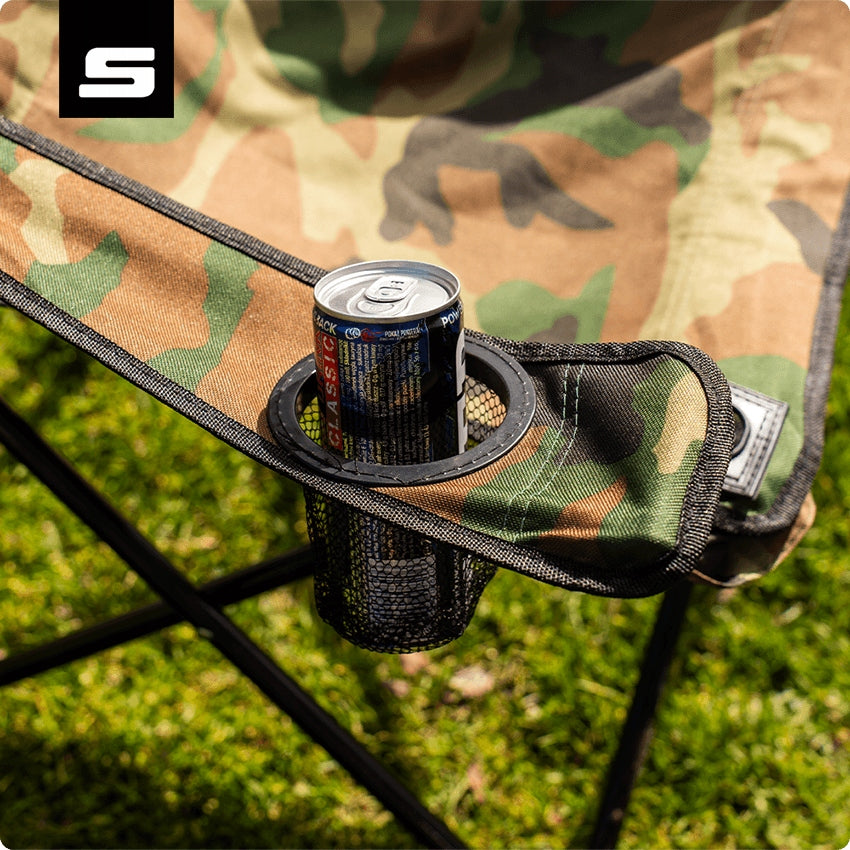 FOLDING CAMPING FISHING CHAIR SAHIDO CRUISER SEAT CAMO Kind chair