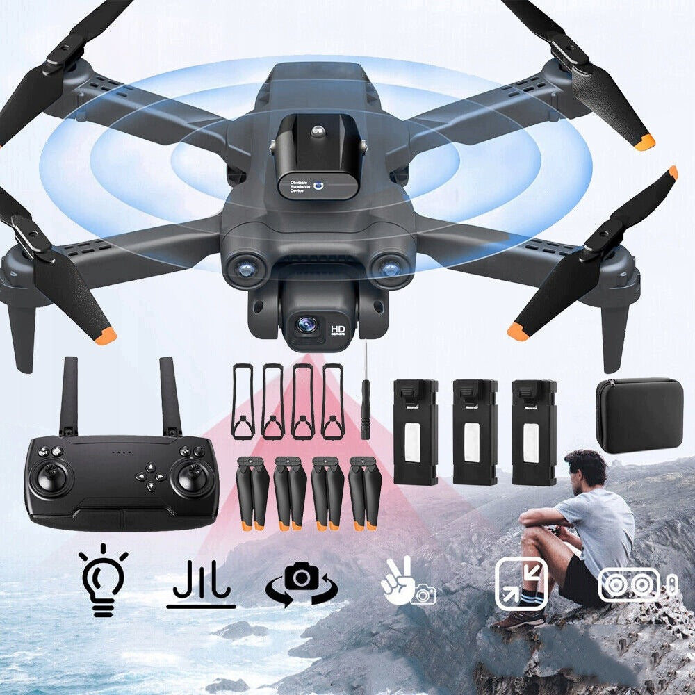 FOLDING DRONE WITH DRONE CAMERA WITH OBSTACLE AVOIDANCE FUNCTION RC QUADCOPTER FPV Brand no brand