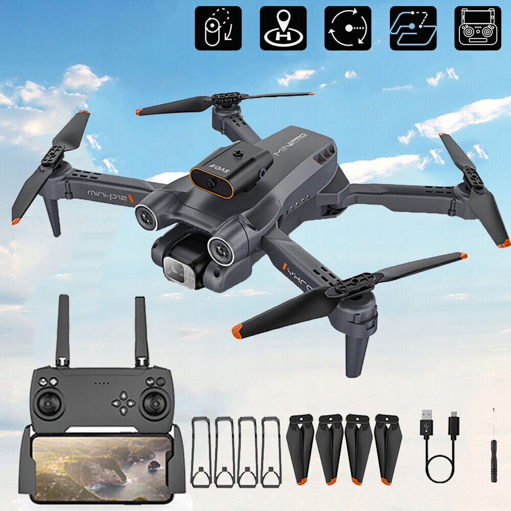 FOLDING DRONE WITH DRONE CAMERA WITH OBSTACLE AVOIDANCE FUNCTION RC QUADCOPTER FPV Model MINI DRONE