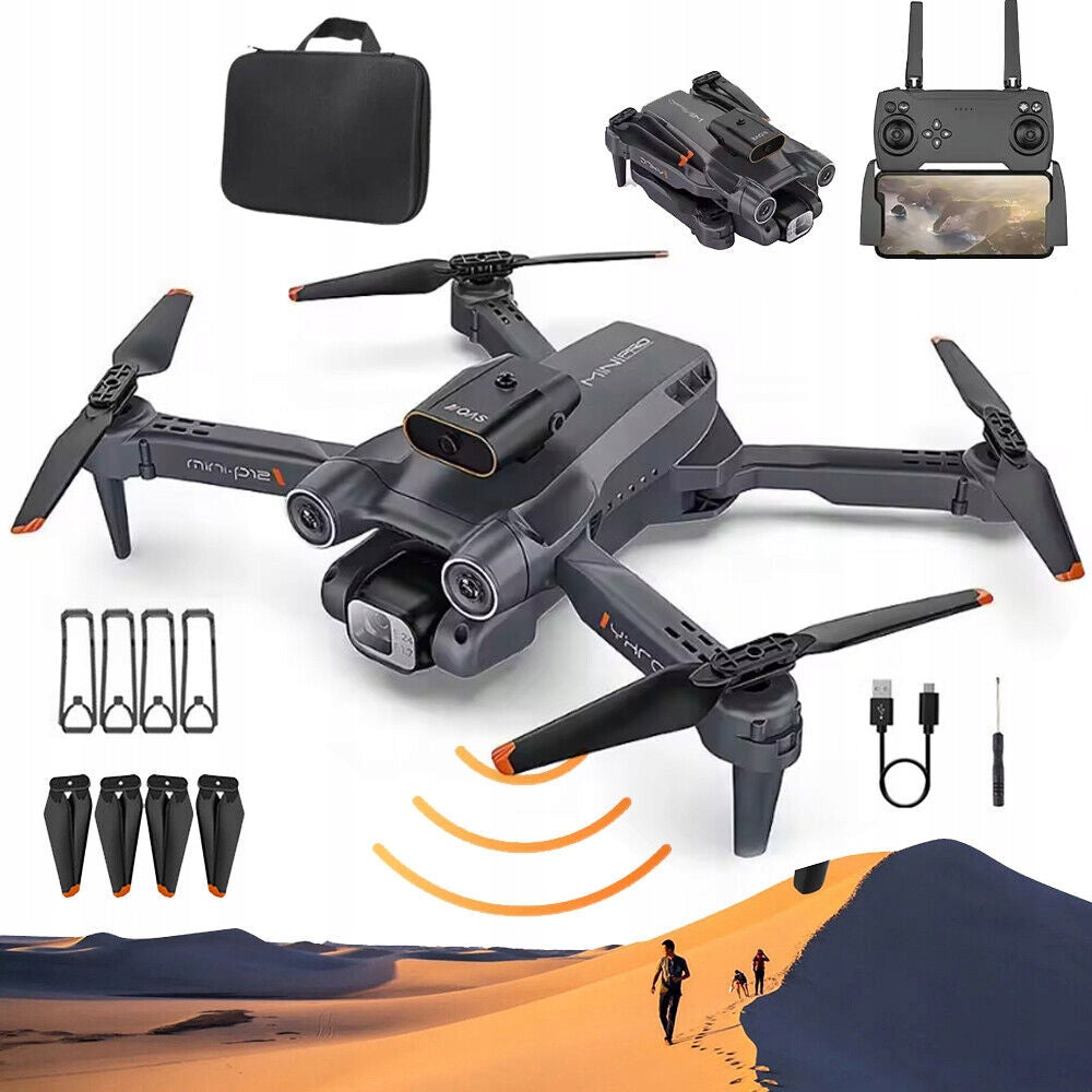FOLDING DRONE WITH DRONE CAMERA WITH OBSTACLE AVOIDANCE FUNCTION RC QUADCOPTER FPV