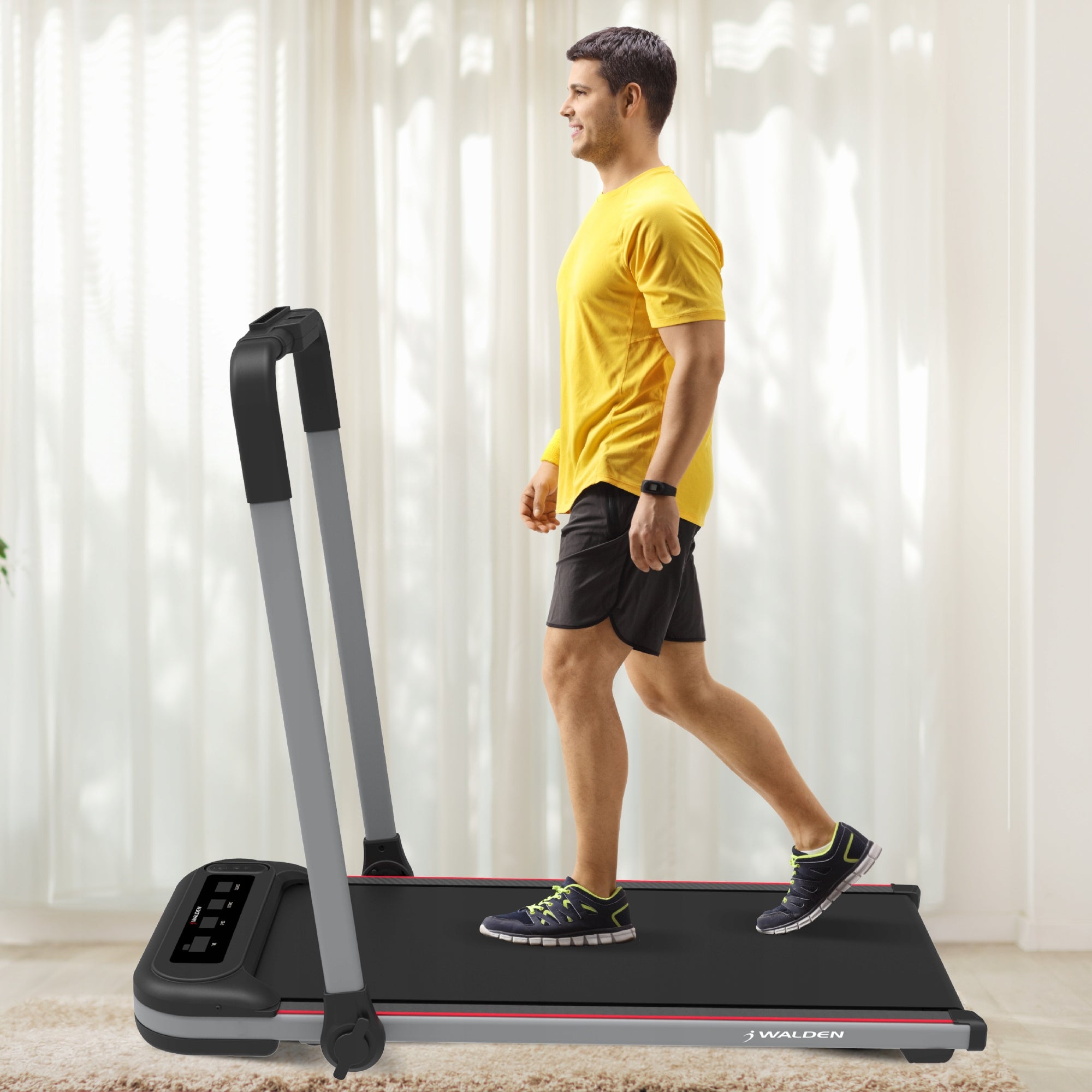 FOLDING ELECTRIC TREADMILL 10 KM/H WALDEN F2600 Kind electric