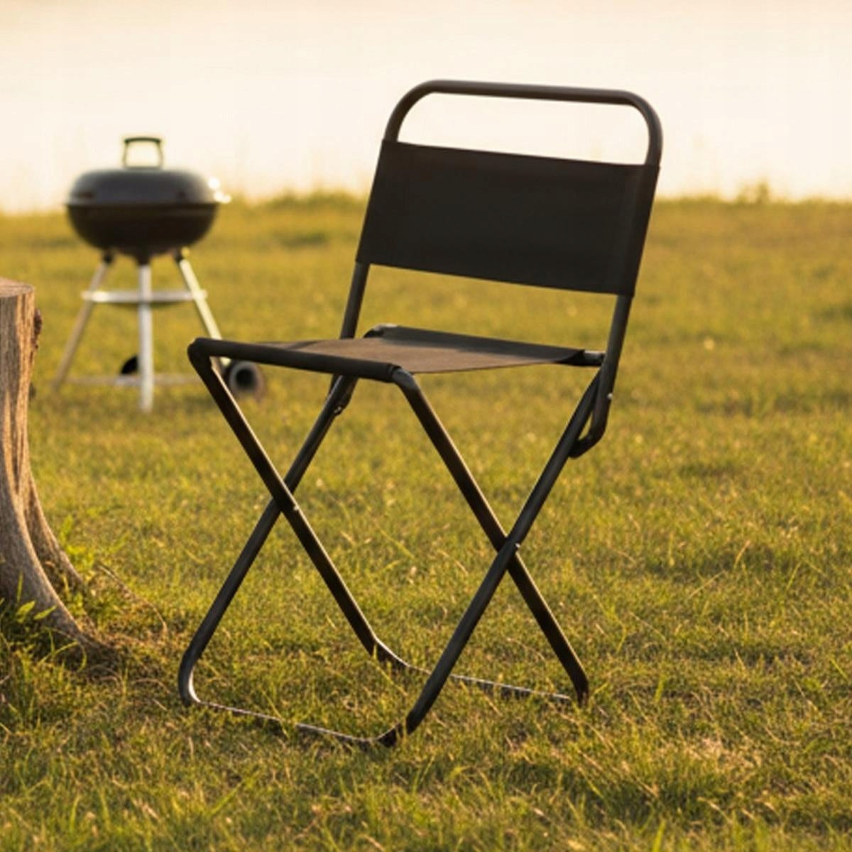 FOLDING FISHING CHAIR WITH CAMPING BACKREST ENERO CAMP Kind chair