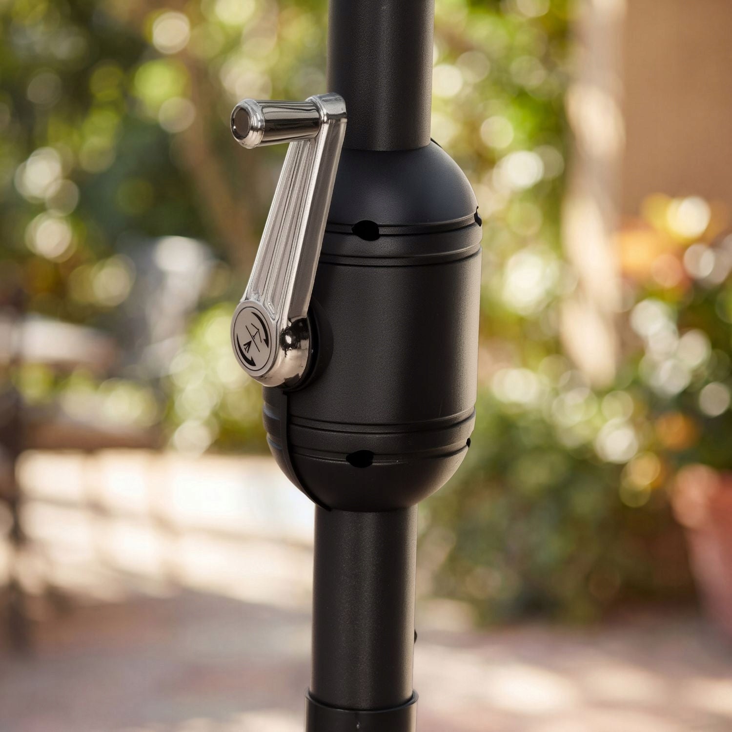 FOLDING GARDEN UMBRELLA WITH CRANK 300CM BROKEN TERRACE BALCONY LUVERNO Product weight with unit packaging 6.45 kg