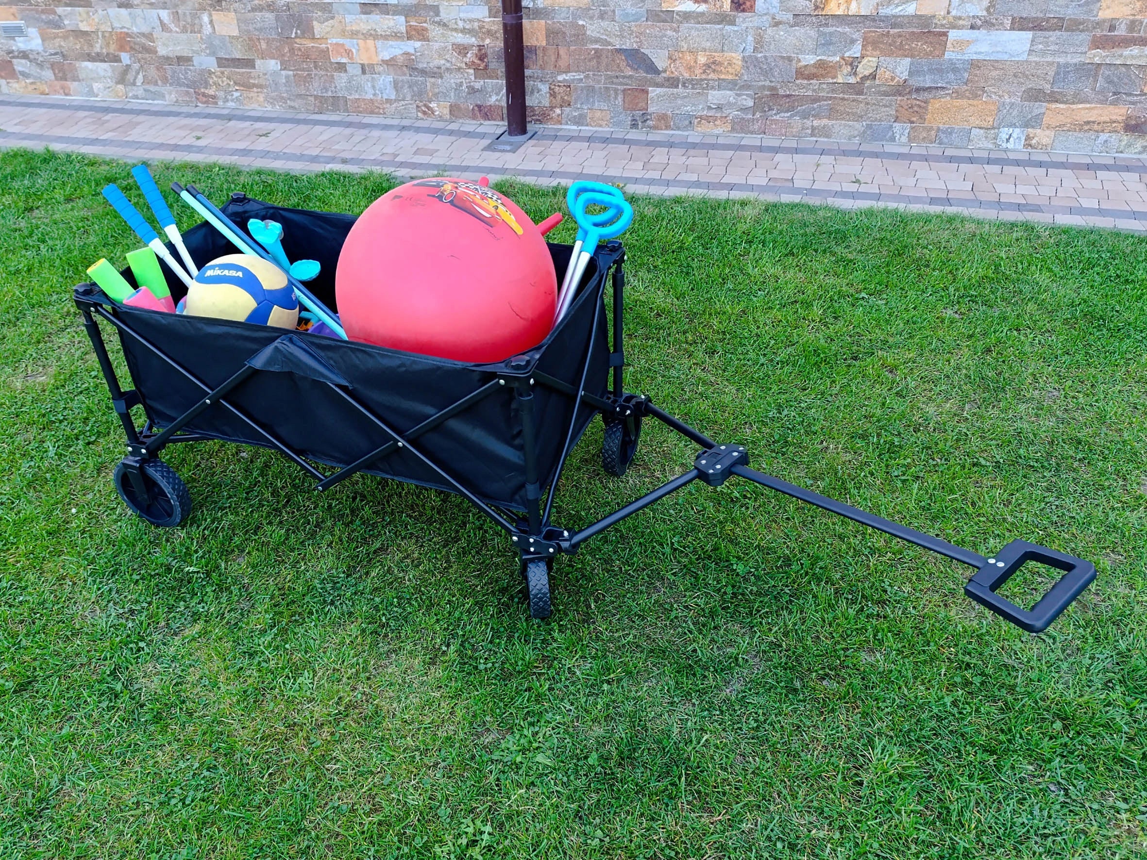 FOLDING HIKING CART BEACH CAMPING XXL 100 KG Brand no brand