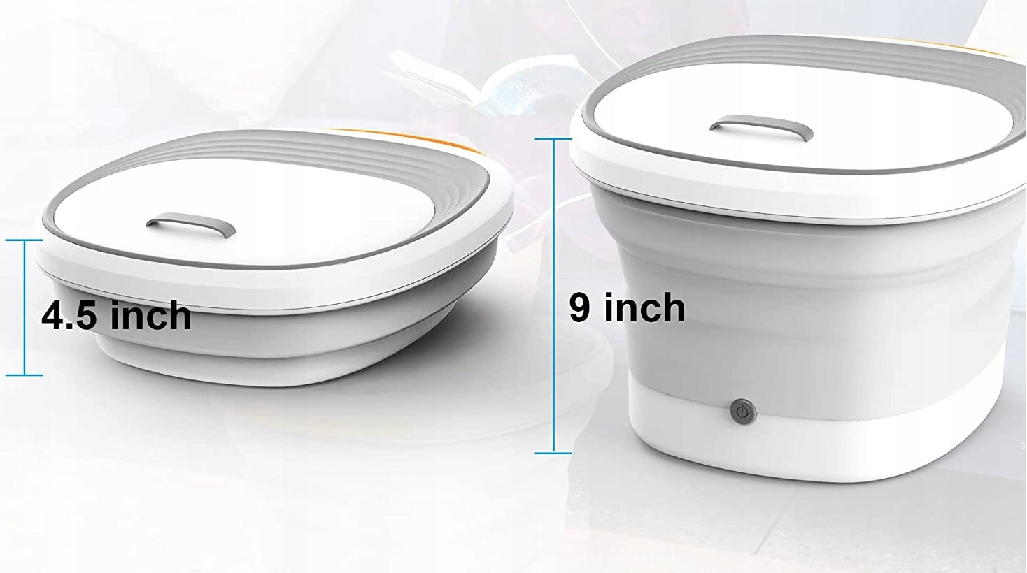 FOLDING INFRARED FOOT WATER MASSAGER + REMOTE CONTROL Brand MatMay