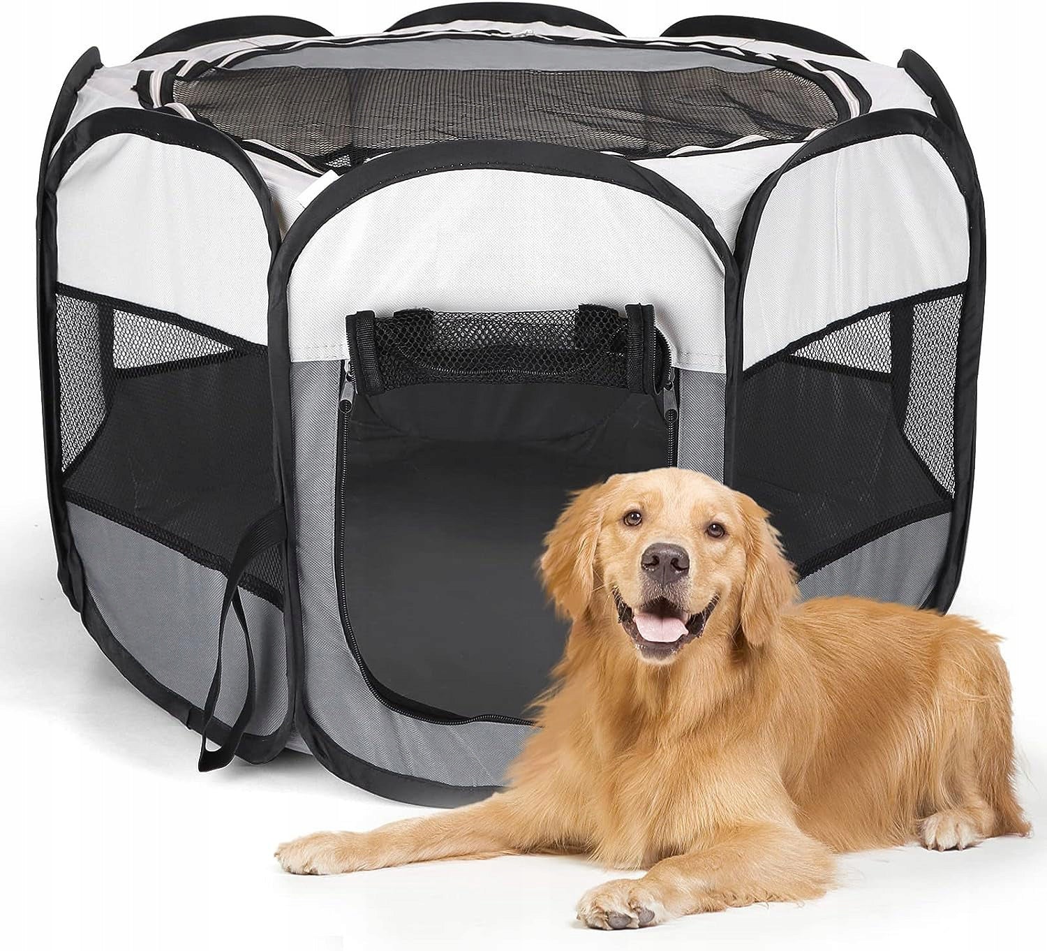 FOLDING LIGHTWEIGHT PLAYPEN CAT DOG BED 90cm