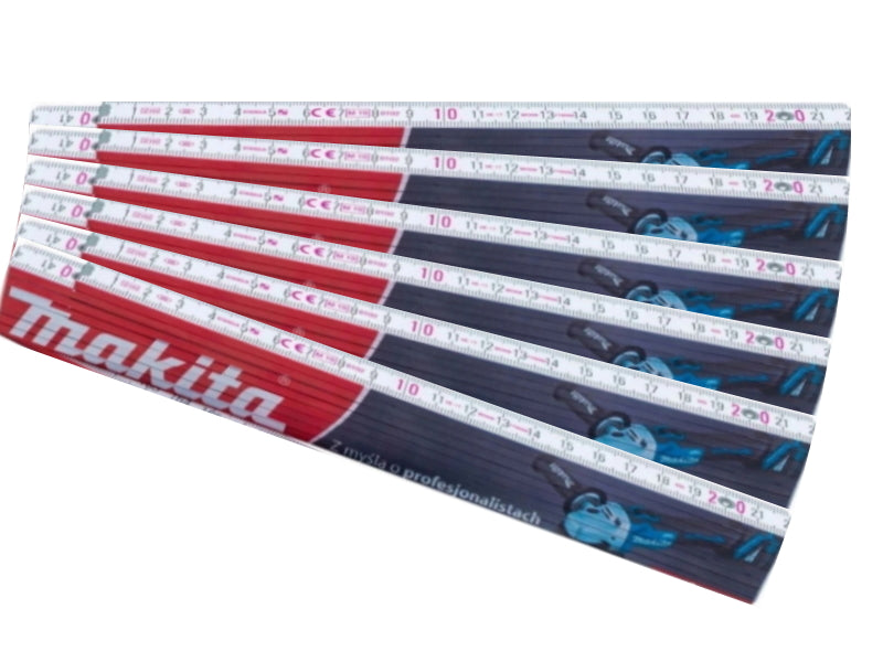 FOLDING MEASURE WOODEN 2m MAKITA 6 PCS