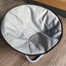 FOLDING PET DOG BED CHAIR BED WATERPROOF GREY Length 36 cm