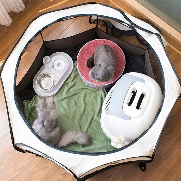 FOLDING PLAYPEN CAT DOG CAGE 70x70 Length 70 cm