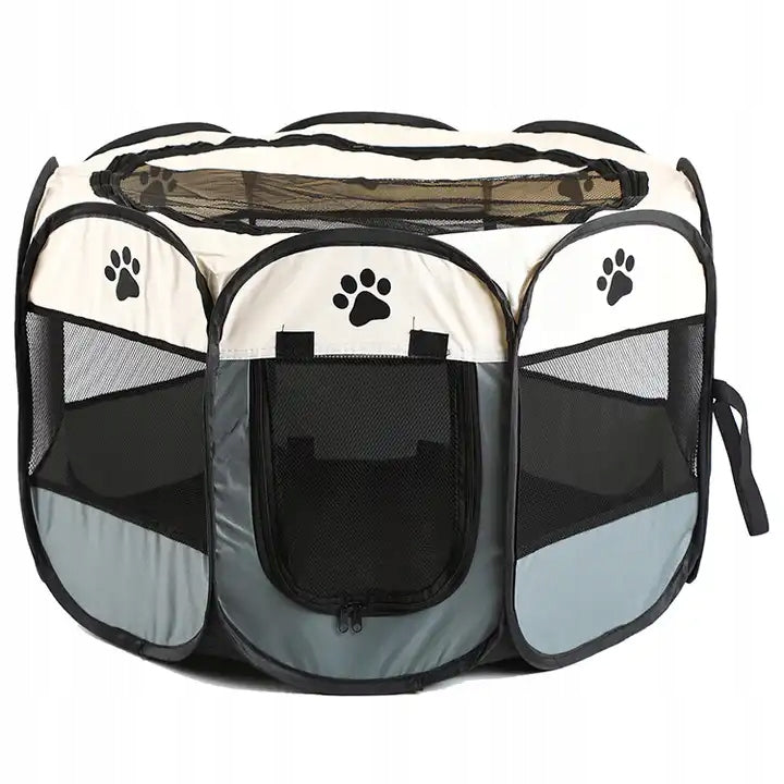 FOLDING PLAYPEN LIGHT FOR DOG CAT RAIL PUPPIES BED FOR HOME 70x70