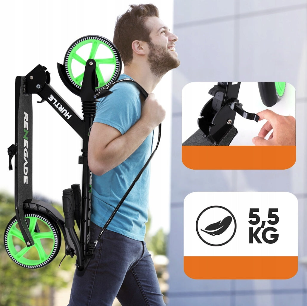 FOLDING SCOOTER FOR CHILDREN AND ADULTS WHOLESALE BLACK ADJUSTABLE LIGHT Brand no brand