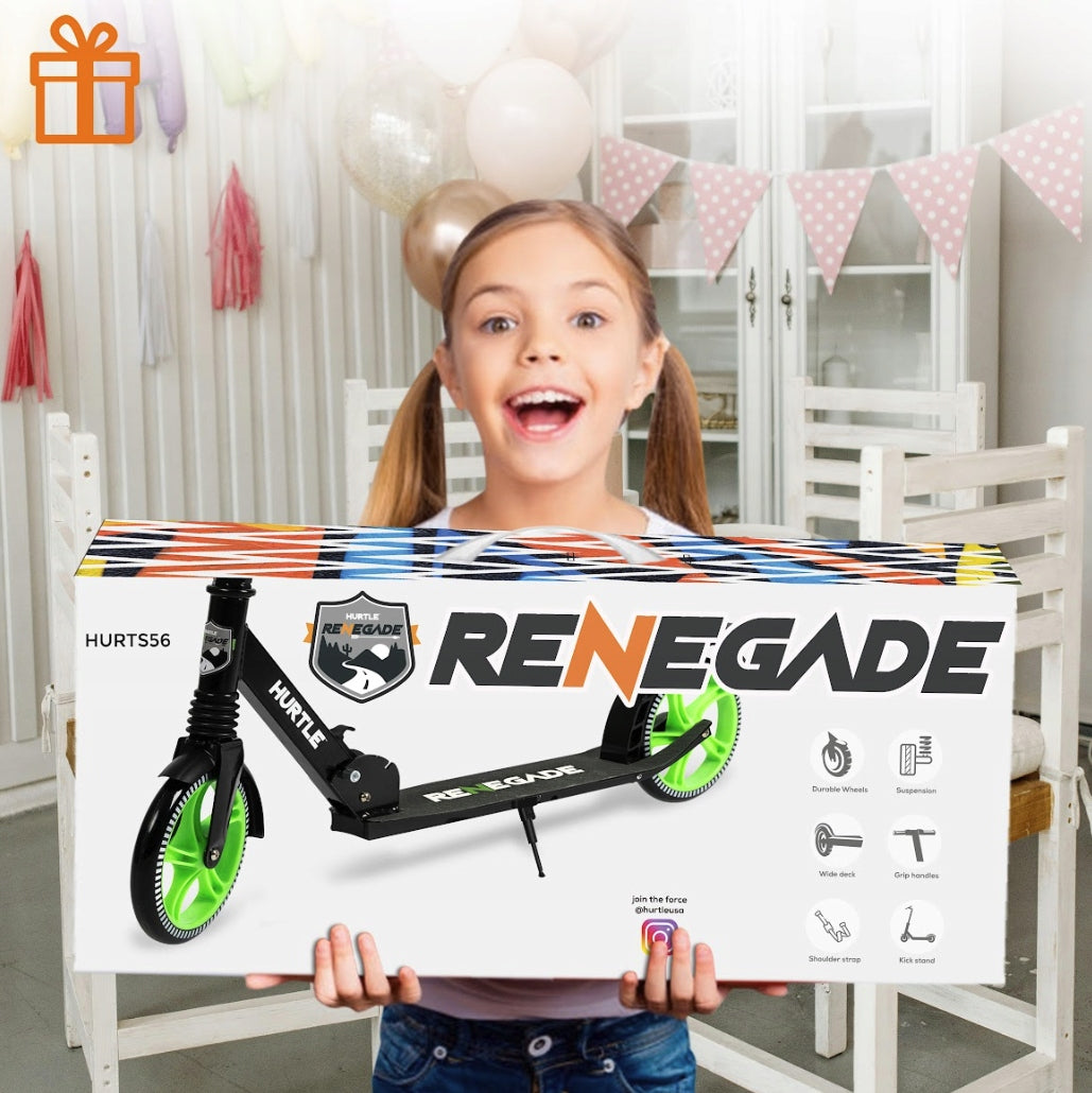 FOLDING SCOOTER FOR CHILDREN AND ADULTS WHOLESALE BLACK ADJUSTABLE LIGHT Kind two-wheeled
