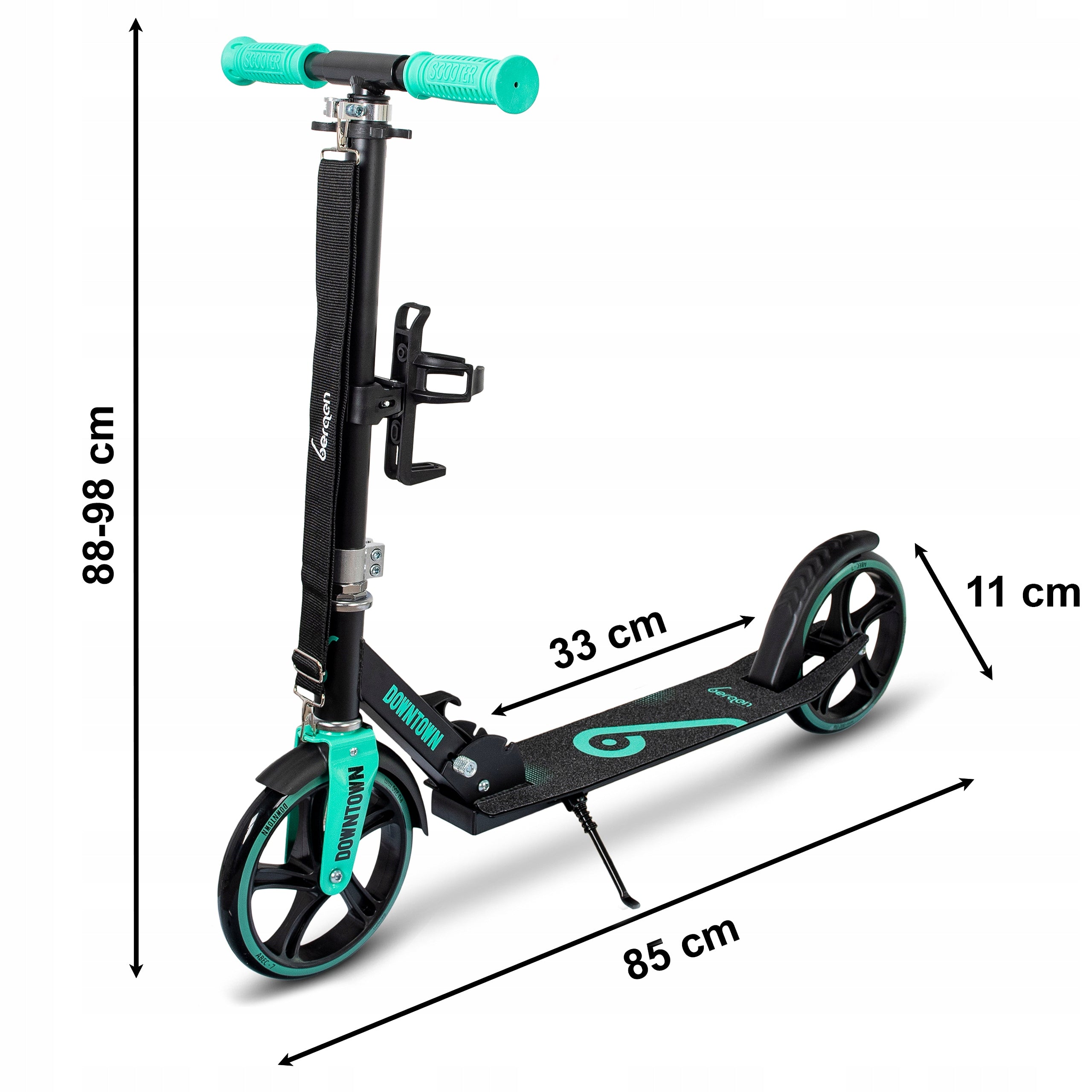 FOLDING SCOOTER LIGHT FOR CHILDREN URBAN BERGEN DOWNTOWN LARGE ACCESSORIES Kind two-wheeled