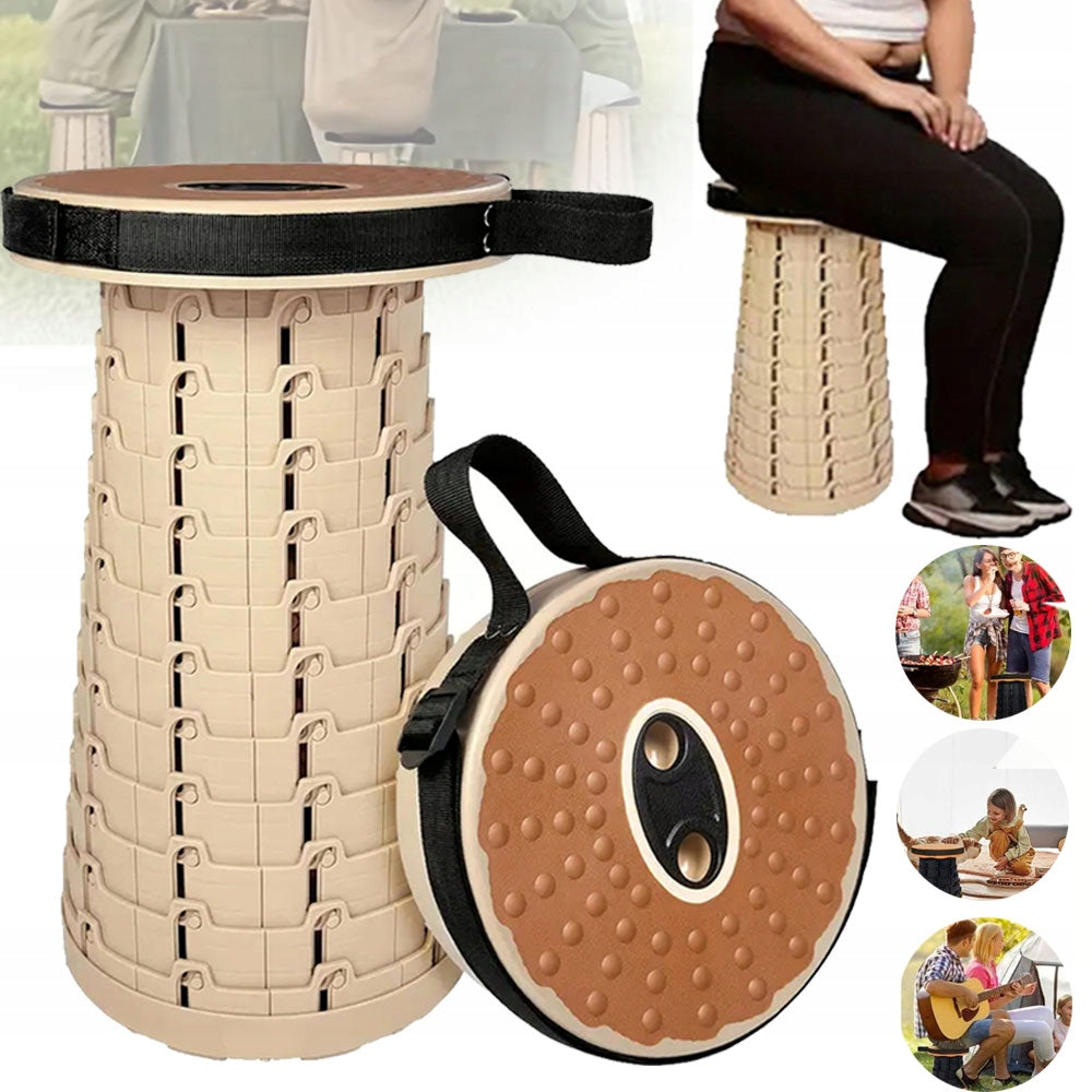 FOLDING STOOL TOURIST STOOL LIGHT STRONG UP TO 300KG