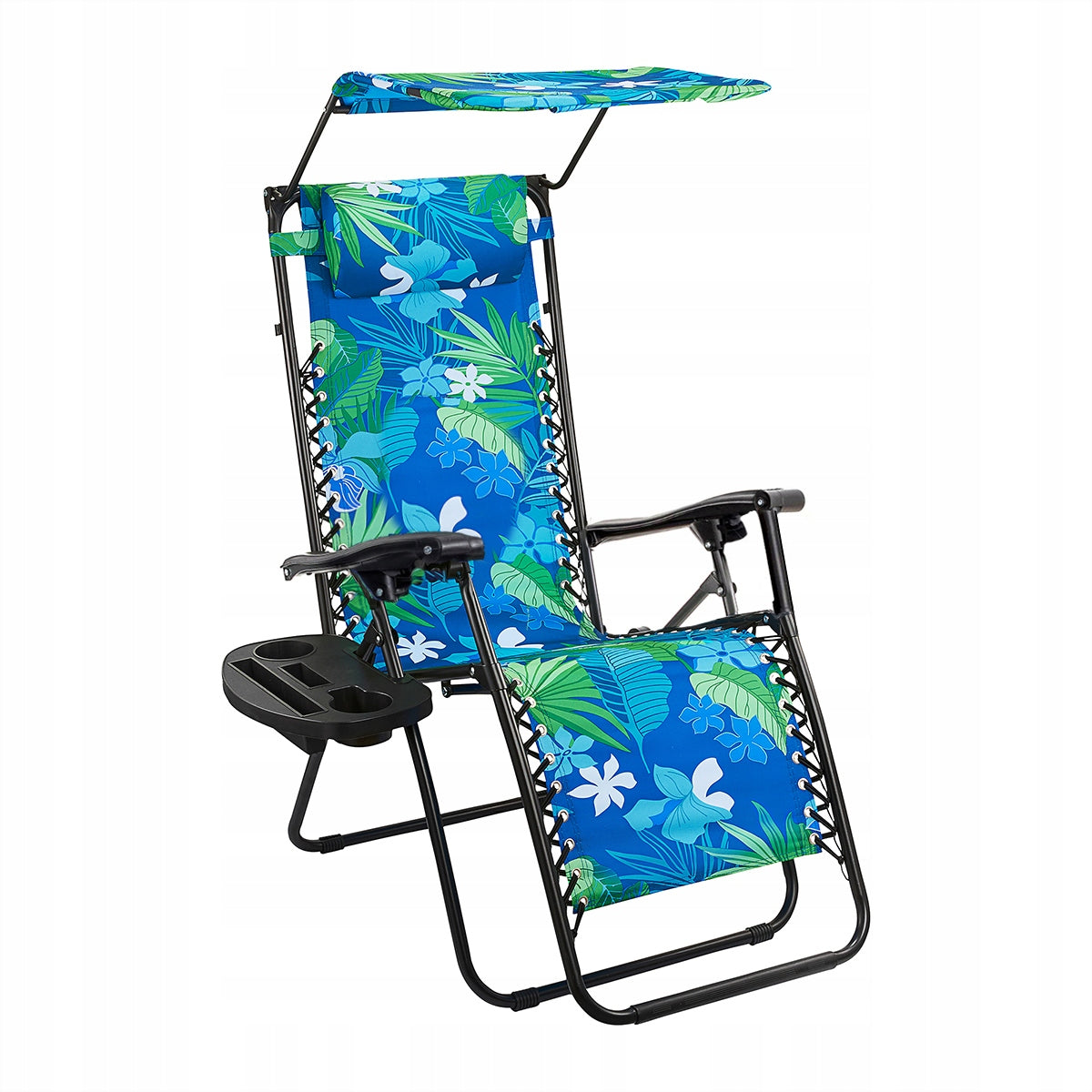 FOLDING SUN LOUNGER ZERO GRAVITY BEACH 2IN1 GARDEN CHAIR + FREEBIE Model leżak ZERO GRAVITY L03D daszek 03