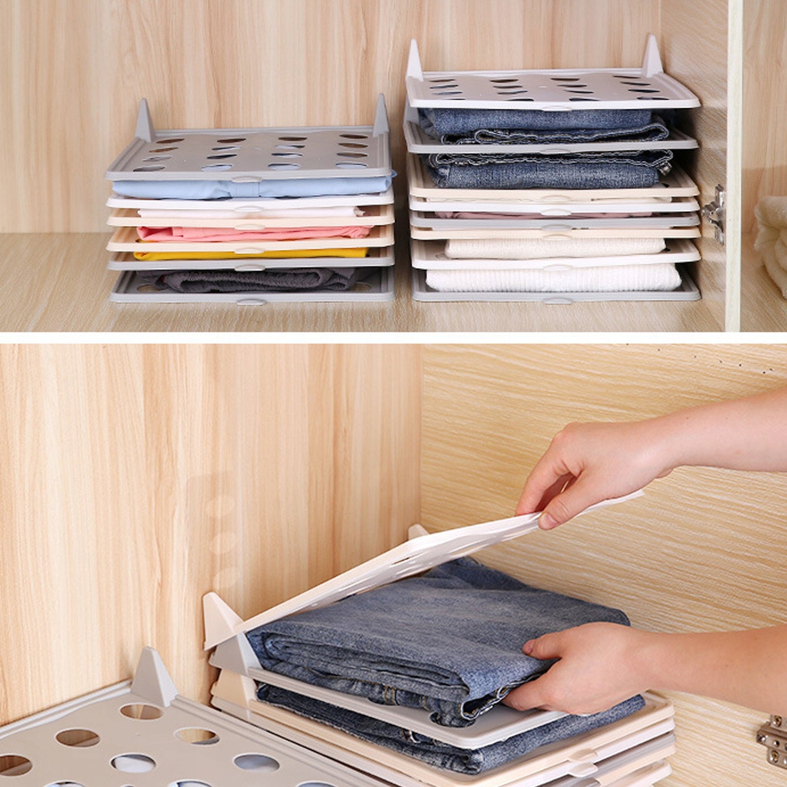 FOLDING T-SHIRT BOARD TRAY WITH ORGANIZER FOR CLOTHES 1742 Manufacturer code 3117230106811