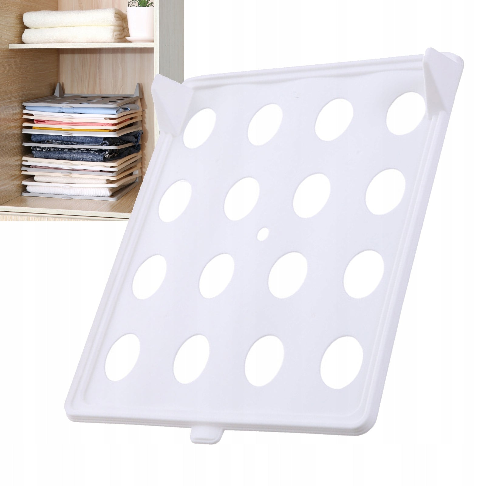 FOLDING T-SHIRT BOARD TRAY WITH ORGANIZER FOR CLOTHES 1742