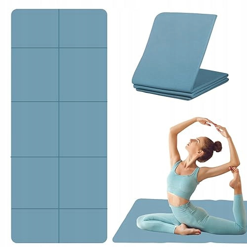 FOLDING TPE PILATES YOGA MAT FOR FITNESS FOR HOME GIFT