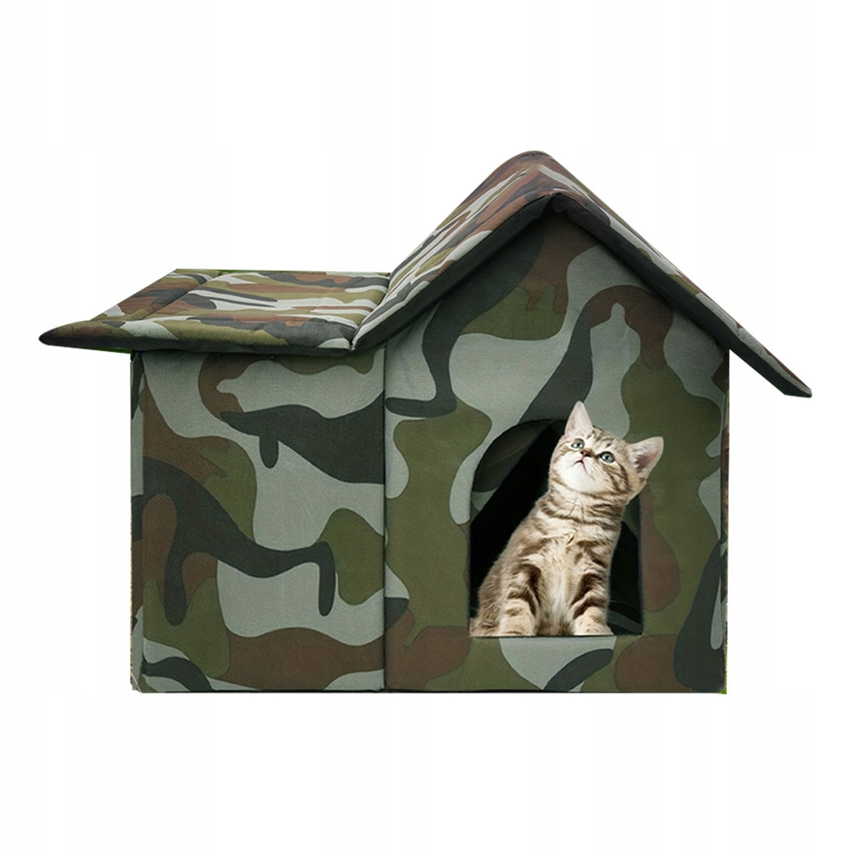 FOLDING WATERPROOF OUTDOOR CAT HOUSE OUTDOOR