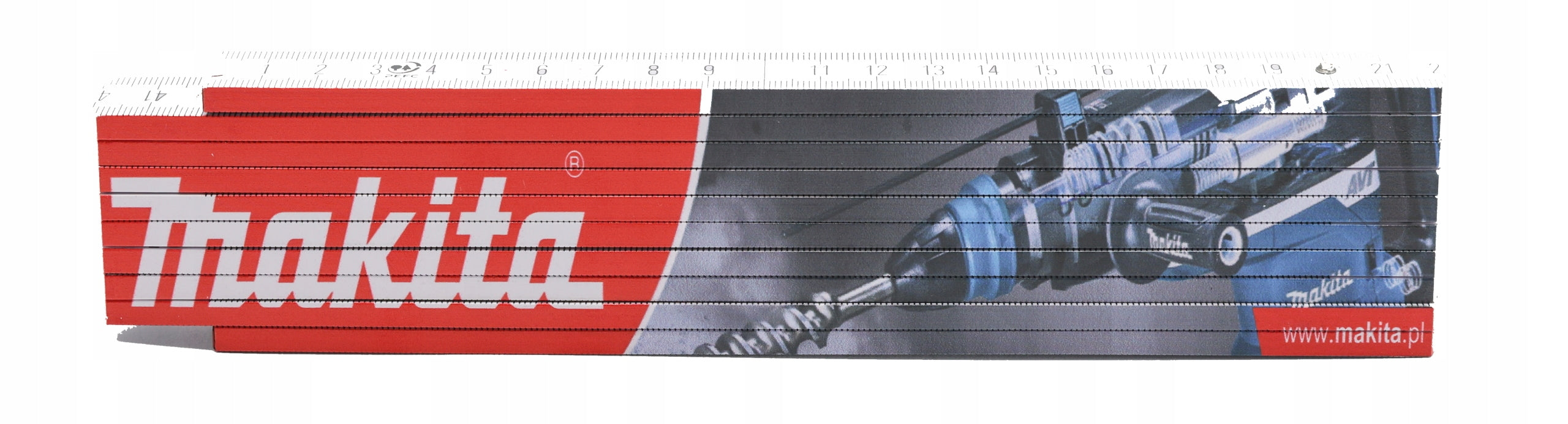 FOLDING WOODEN MEASURE RULE 2m MAKITA EAN (GTIN) 5907057570621