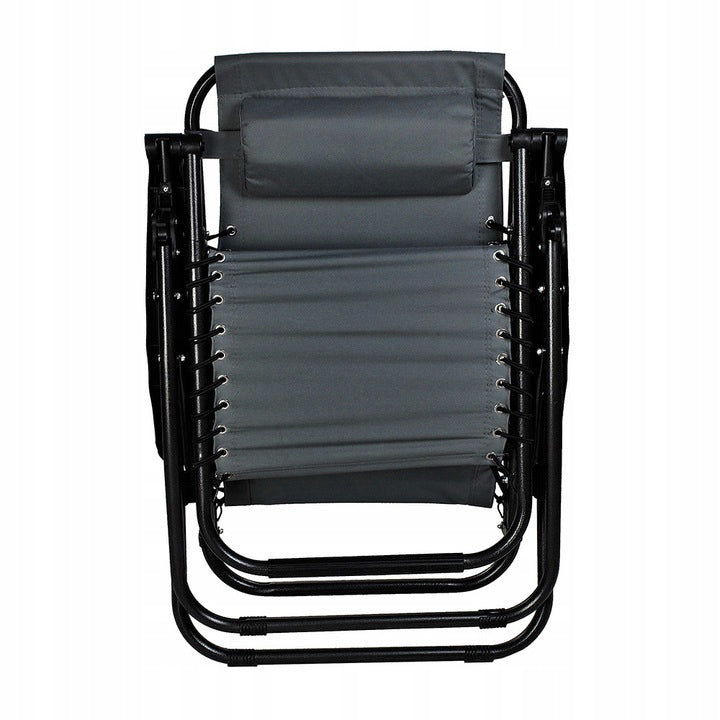 FOLDING ZERO GRAVITY BEACH SUN LOUNGER 2IN1 GARDEN CHAIR + FREEBIE Frame material metal