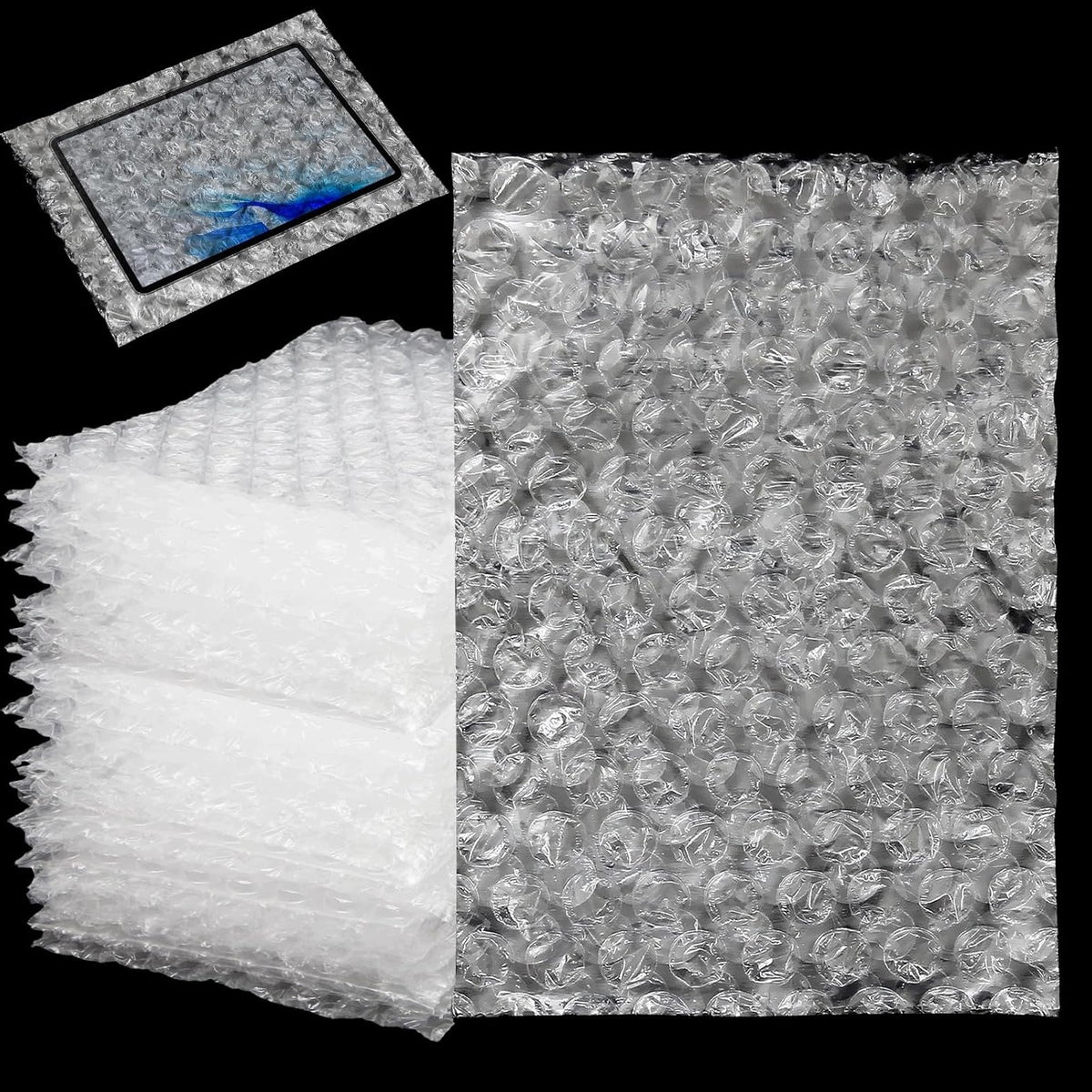 FOLIA BUBBLE TRANSPARENT 200 PIECES 10,2 X 15,2 CM FOR SHIPMENT