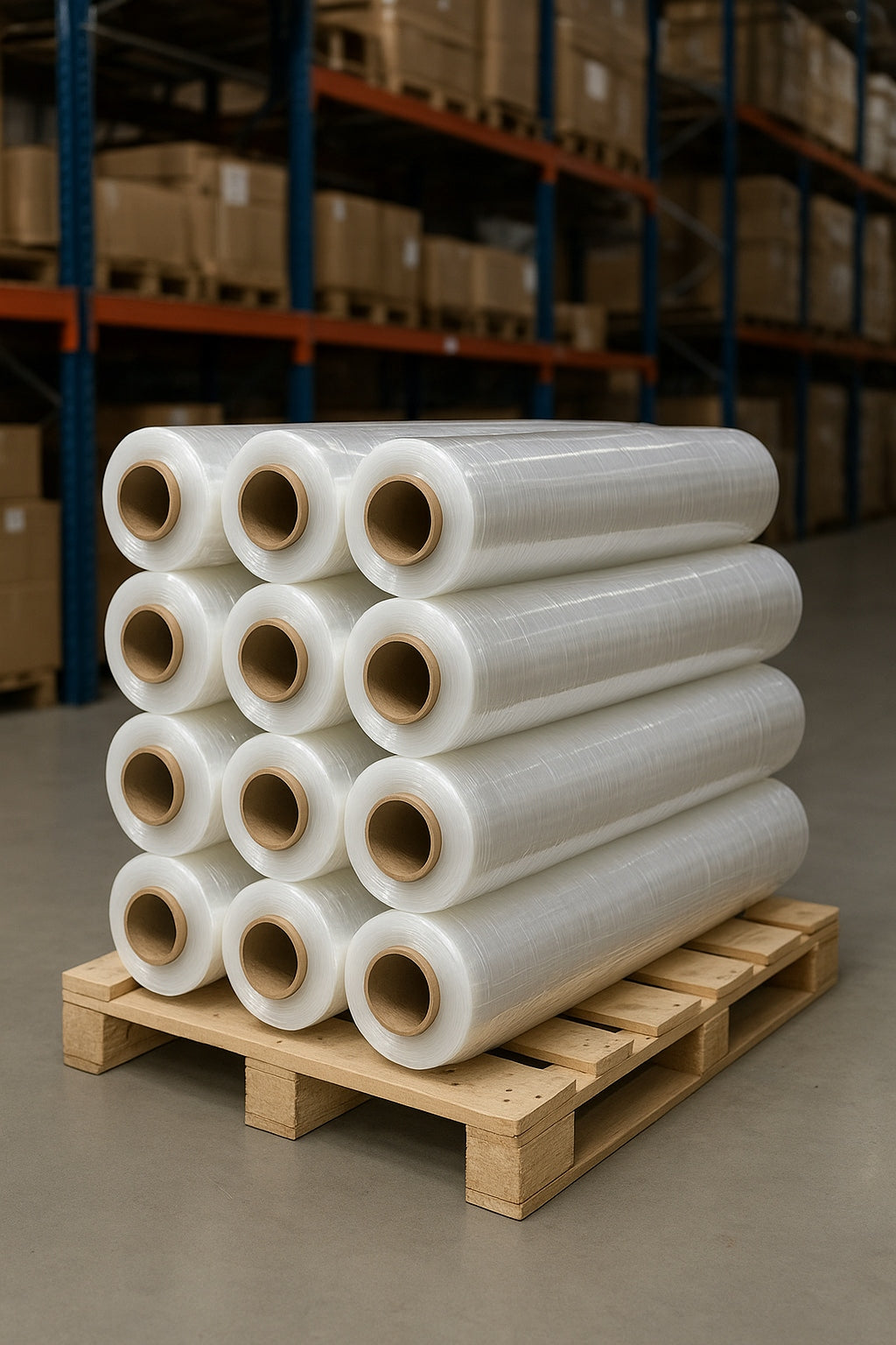 FOLIA STRETCH 1,5KG 50 CM STRETCH TRANSPARENT COLOURLESS STRONG 23 MICRONS Brand Folia