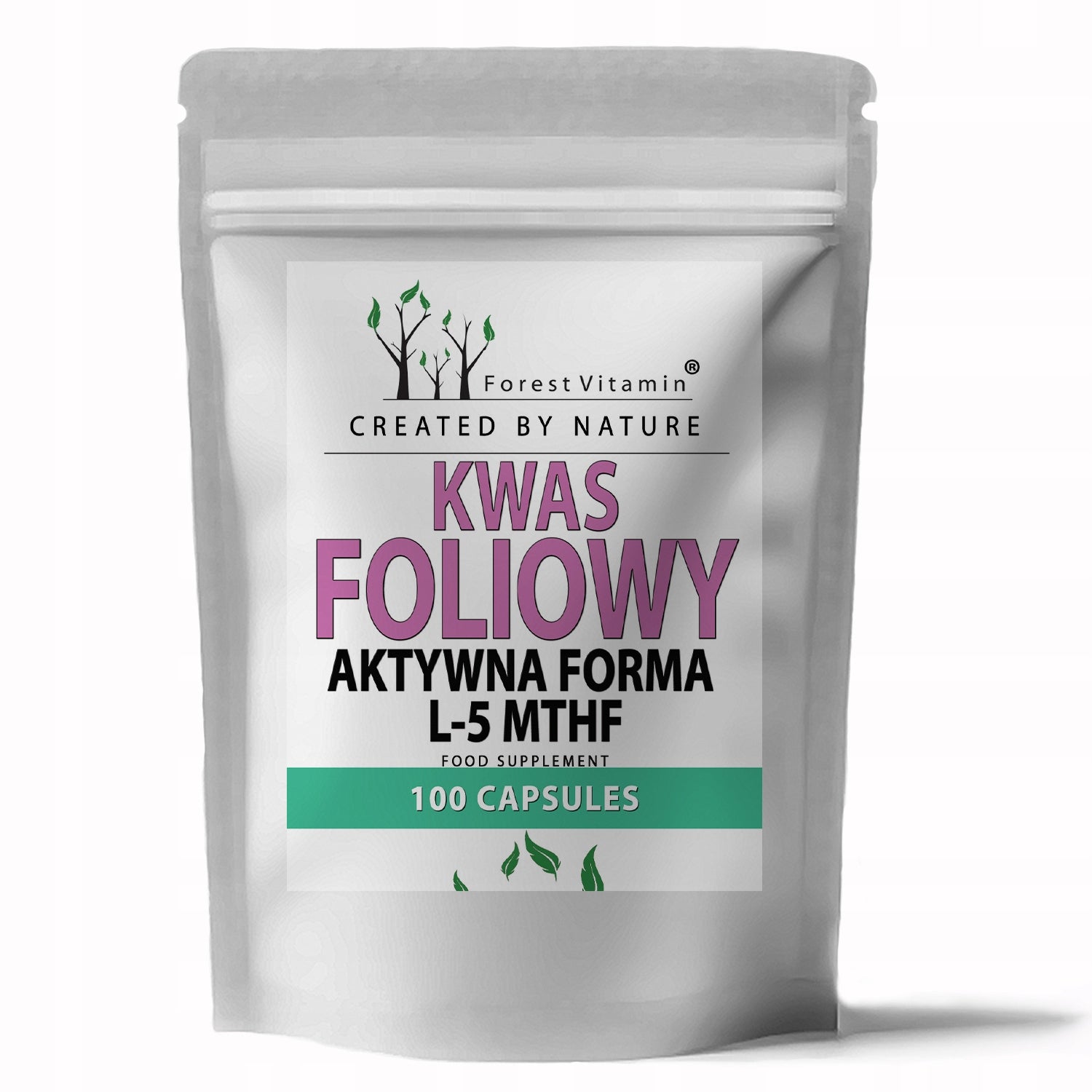 FOLIC ACID L-5-MTHF-Ca 600µg METHYL FOLATE STRONG ACTIVE FORM OF FOLATE Packaging status original