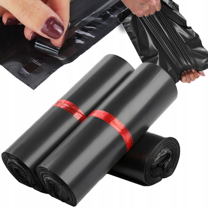 FOLIOPAK COURIER BLACK MAT 40X55X4 CM SET OF 100 PIECES