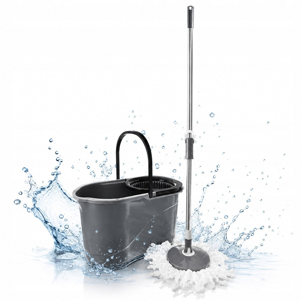 FOLL Rotary Mop with Bucket Floor Cleaning Kit Microfiber 14l Manufacturer code 720735