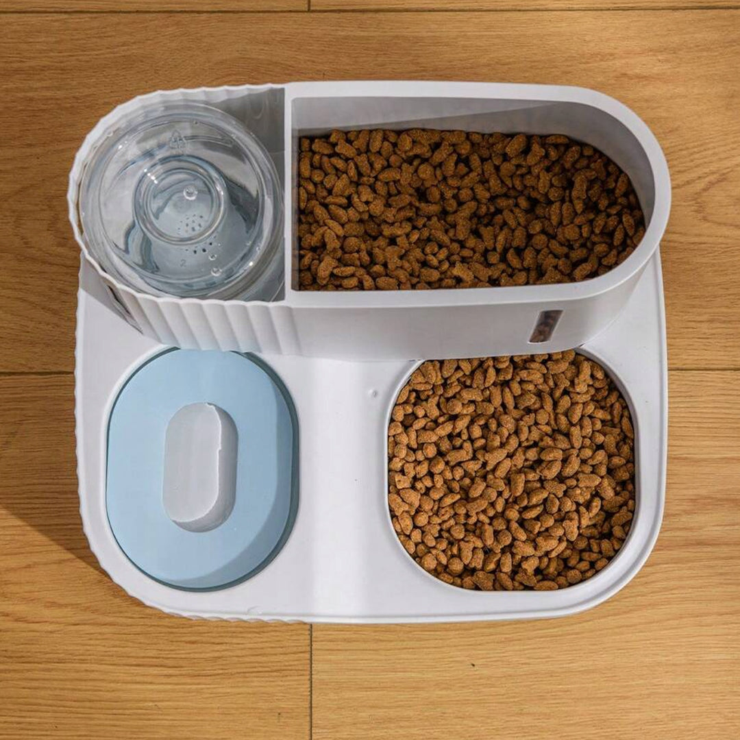 FOOD AND WATER FEEDER FOR CATS AND DOGS 3,85 L AUTOMATIC DISPENSER Packaging status original