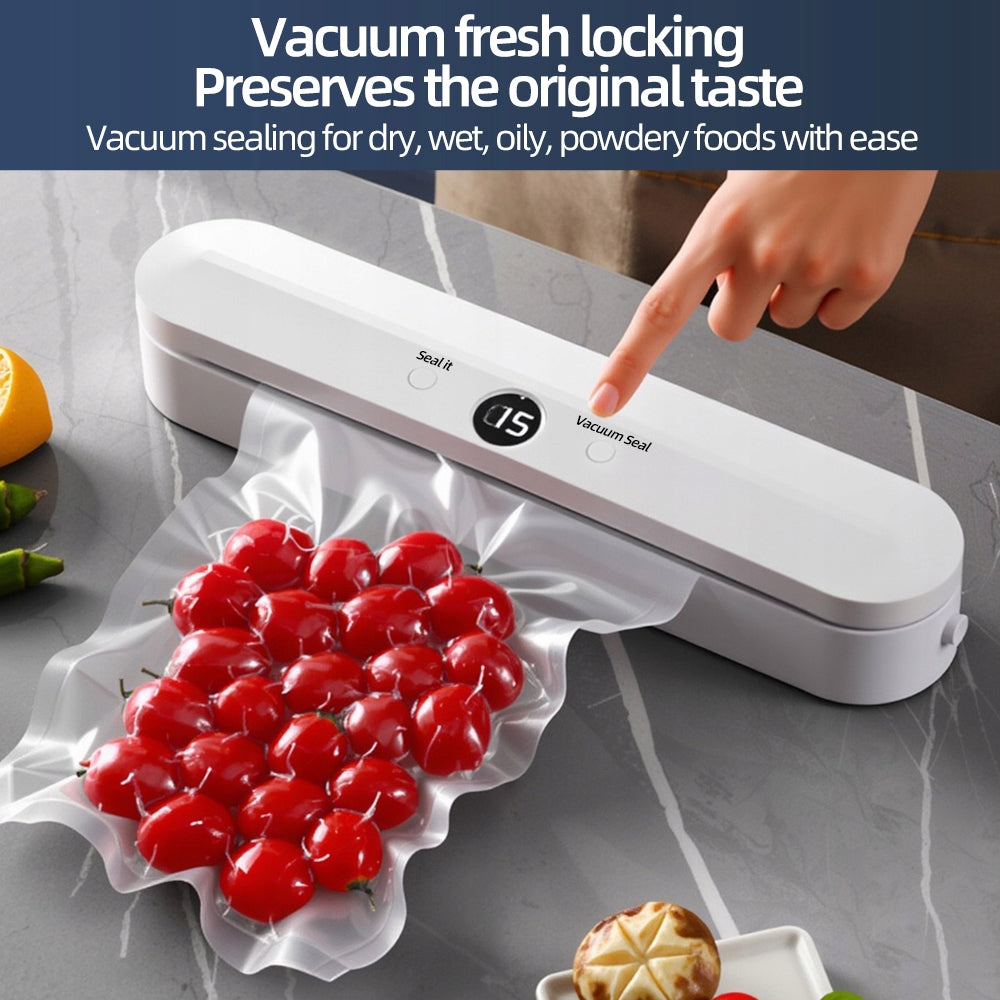 FOOD AUTOMATIC PACKING MACHINE FOOD VACUUM WELDING MACHINE +10 FOIL Brand no brand