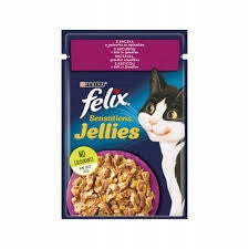 FOOD CAT FELIX SENSATIONS DUCK SPINACH 85 g NESTLE