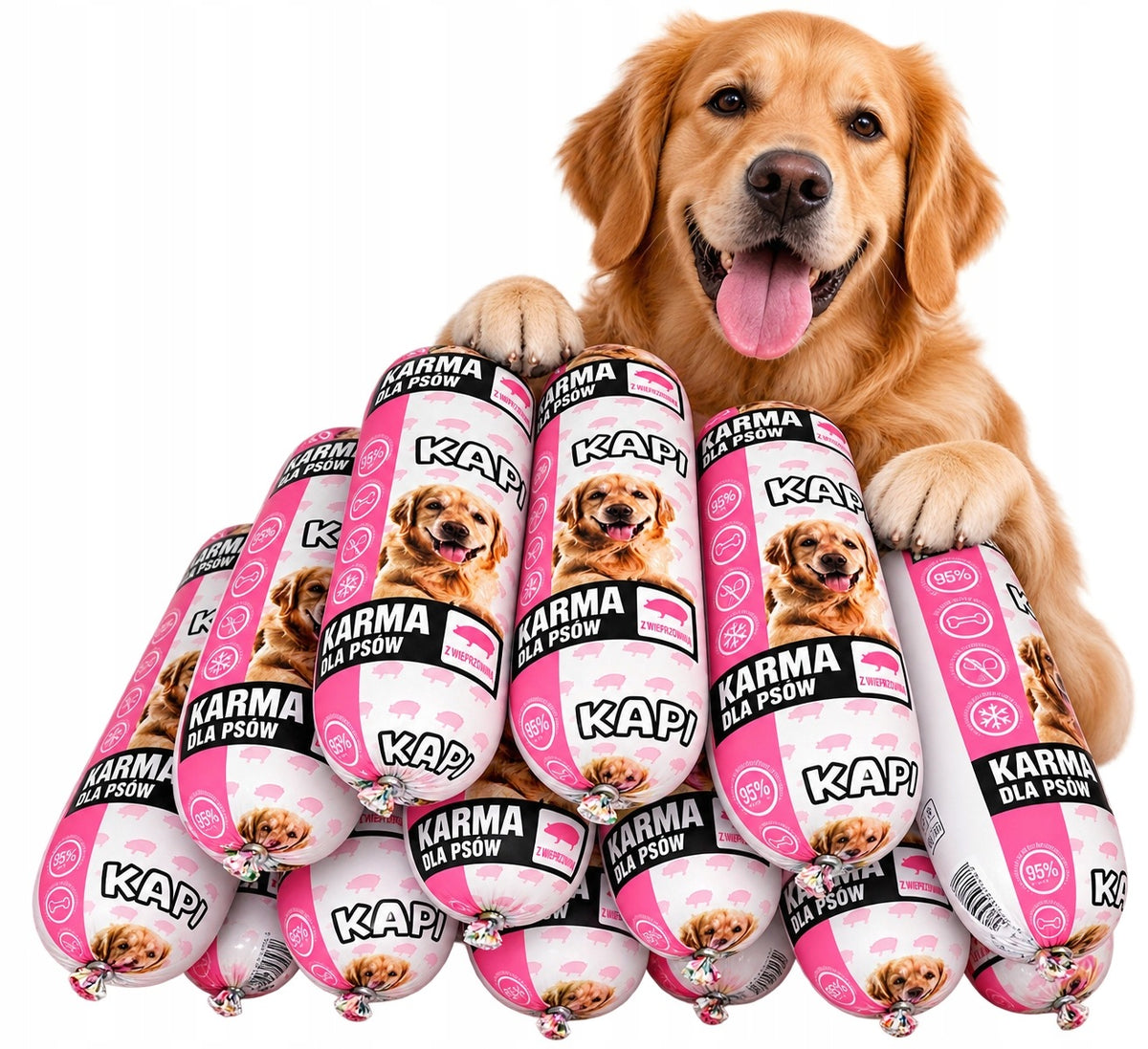 FOOD DOG BAR KAPI MEAT 95% PREMIUM Brand KAPI