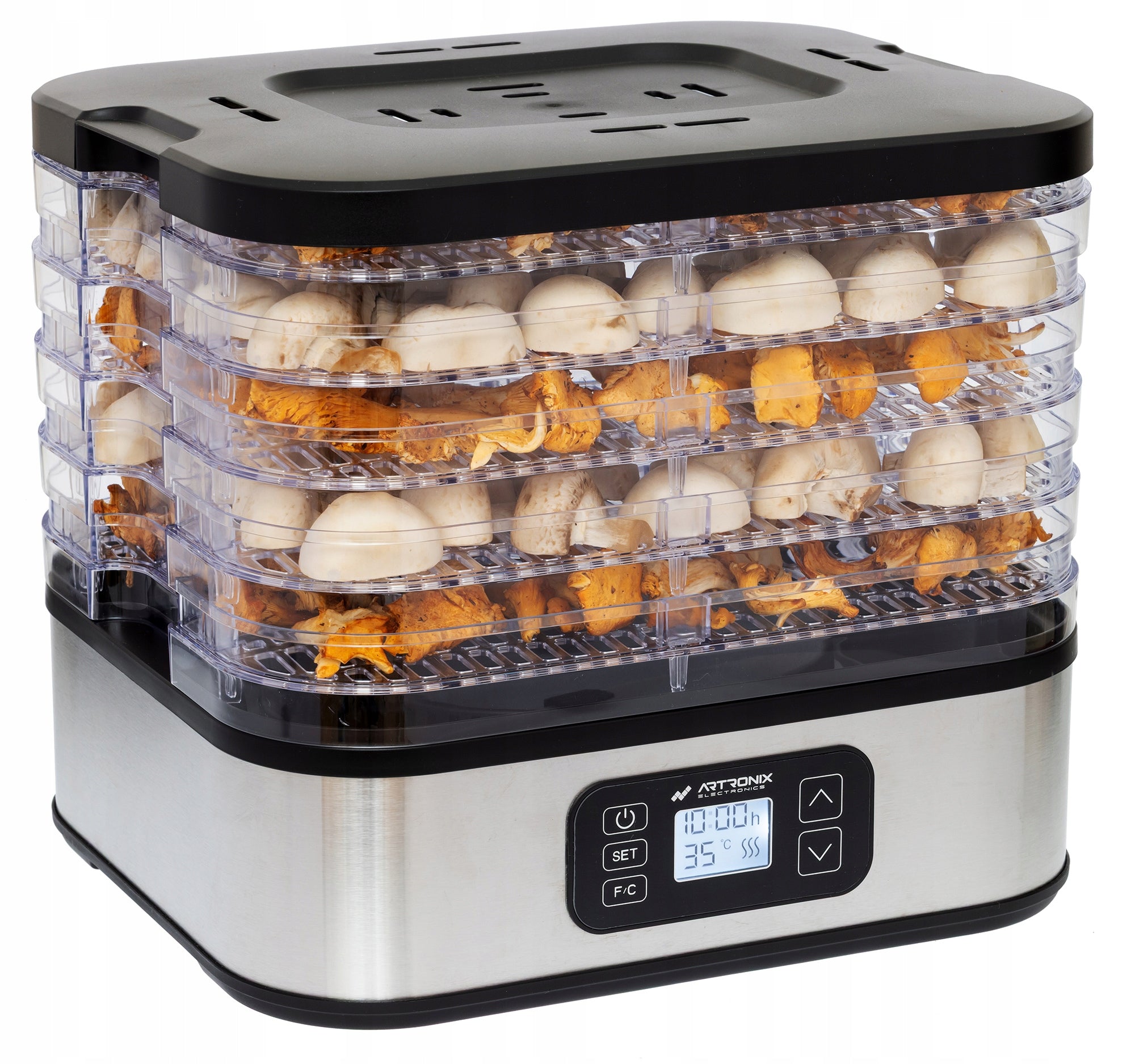 FOOD DRYER FOR FOOD MUSHROOM HERBS FRUIT VEGETABLE TIMER! 400W Manufacturer code SUSZARKA SPOŻYWCZA NA GRZYBY OWOCE 400W