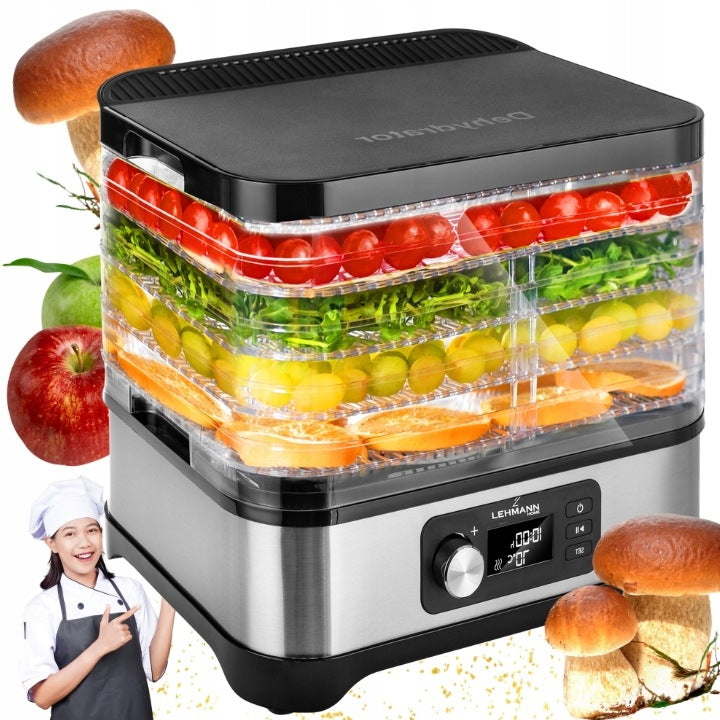FOOD DRYER FOR MUSHROOMS AND FRUITS 450W VEGETABLES FOR MUSHROOMS LARGE STRONG