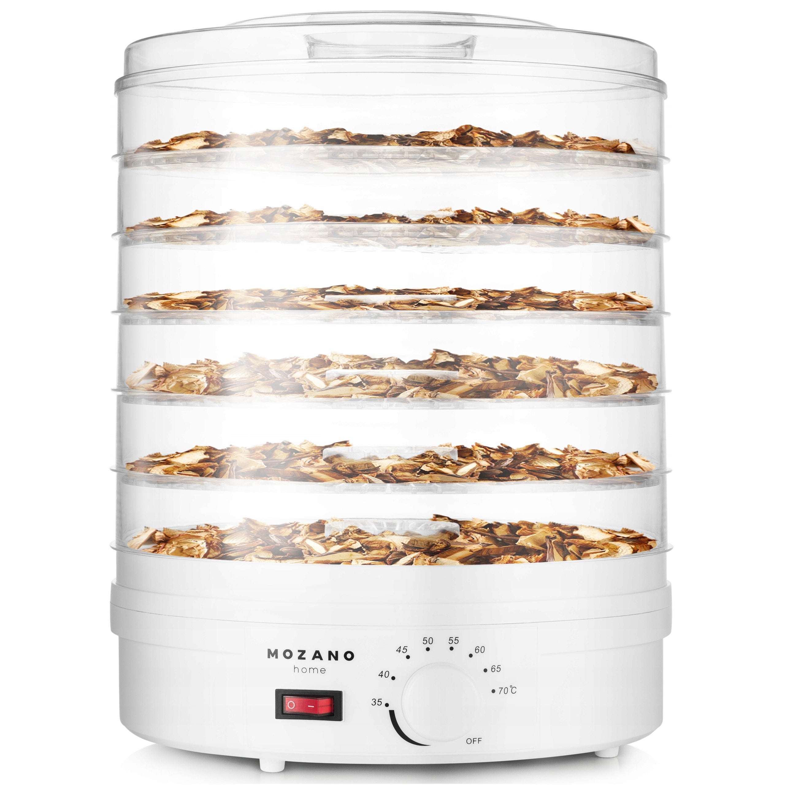 FOOD DRYER FOR MUSHROOMS AND FRUITS 500W VEGETABLES FOR FRUITS VEGETABLES MUSHROOMS Manufacturer code SUSZARKA SPOŻYWCZA DO GRZYBÓW I OWOCÓW 500W