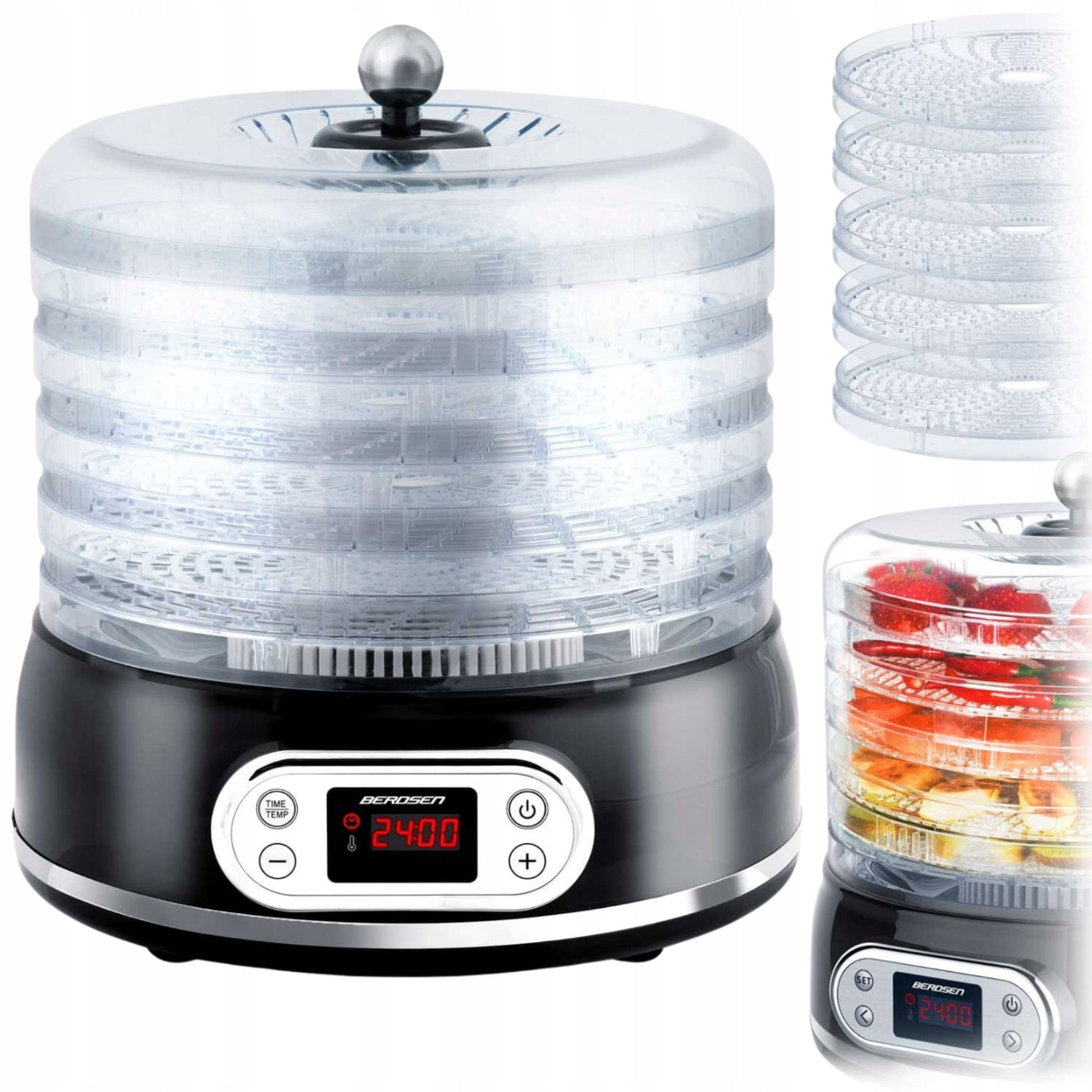 FOOD DRYER MUSHROOM FRUIT VEGETABLE HERBS FOOD STRONG TIMER 5 SIT