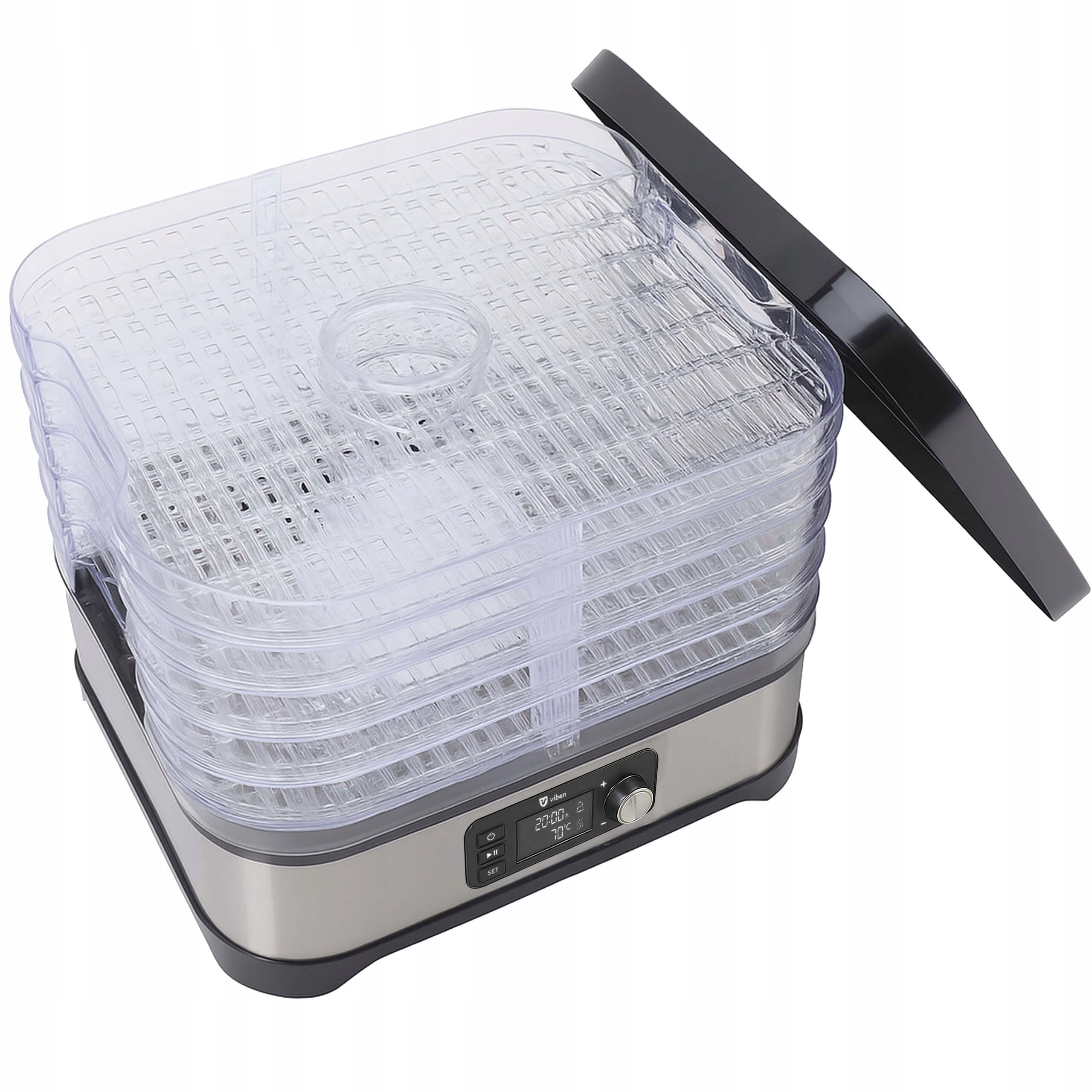 FOOD GRADE FRUIT MUSHROOM DRYER QUIET TIMER ADDITIVES 450W 6 SIT Manufacturer code SPOŻYWCZA MOCNA DO MUSSLI FOOD DEHYDRATOR