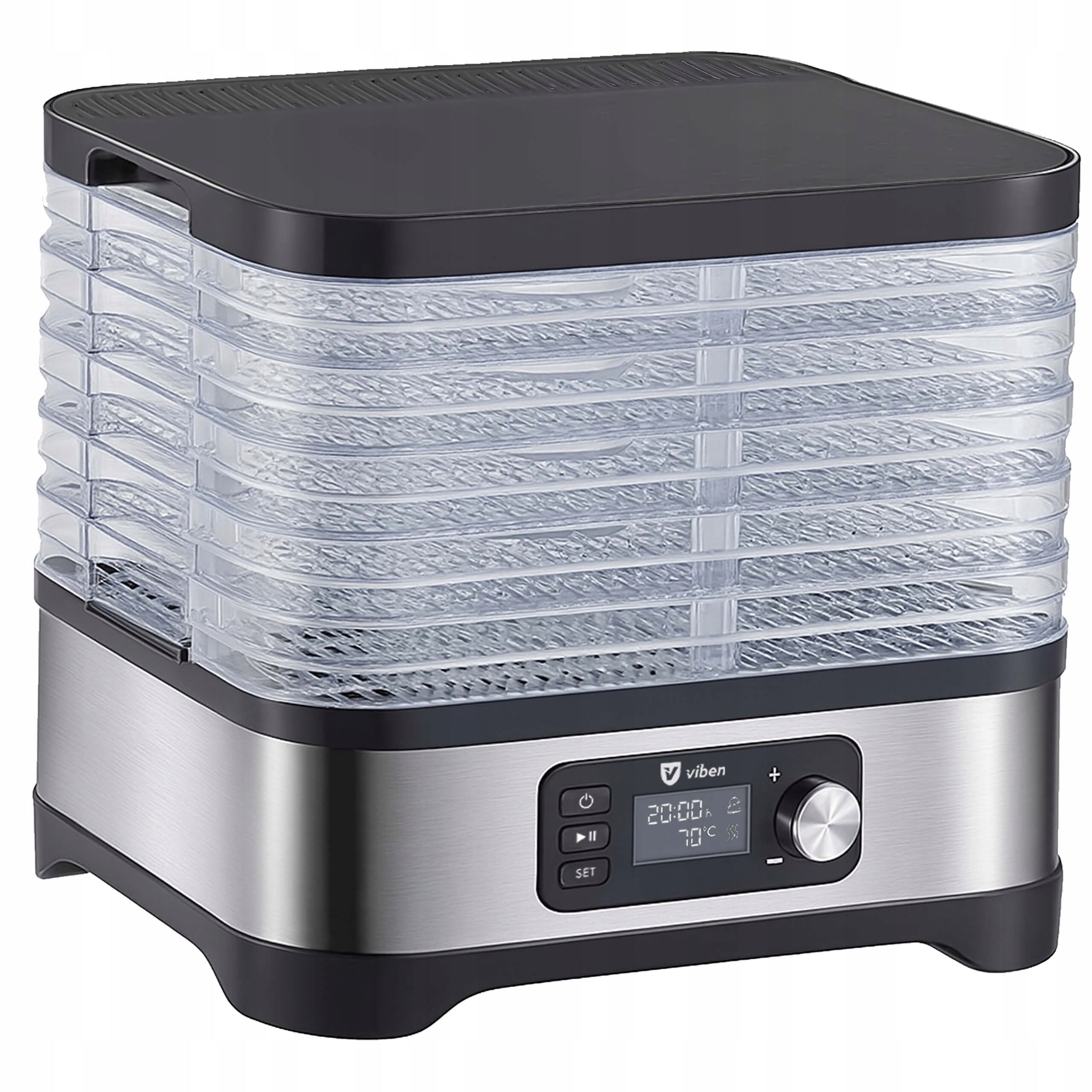 FOOD GRADE FRUIT MUSHROOM DRYER QUIET TIMER ADDITIVES 450W 6 SIT Packaging status original