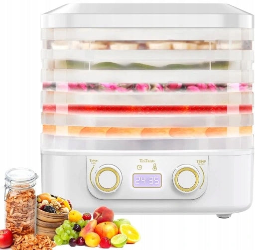 FOOD GRADE VEGETABLE FRUIT MUSHROOM DRYER STRONG 5 SIT ADJUSTMENT +TIMER